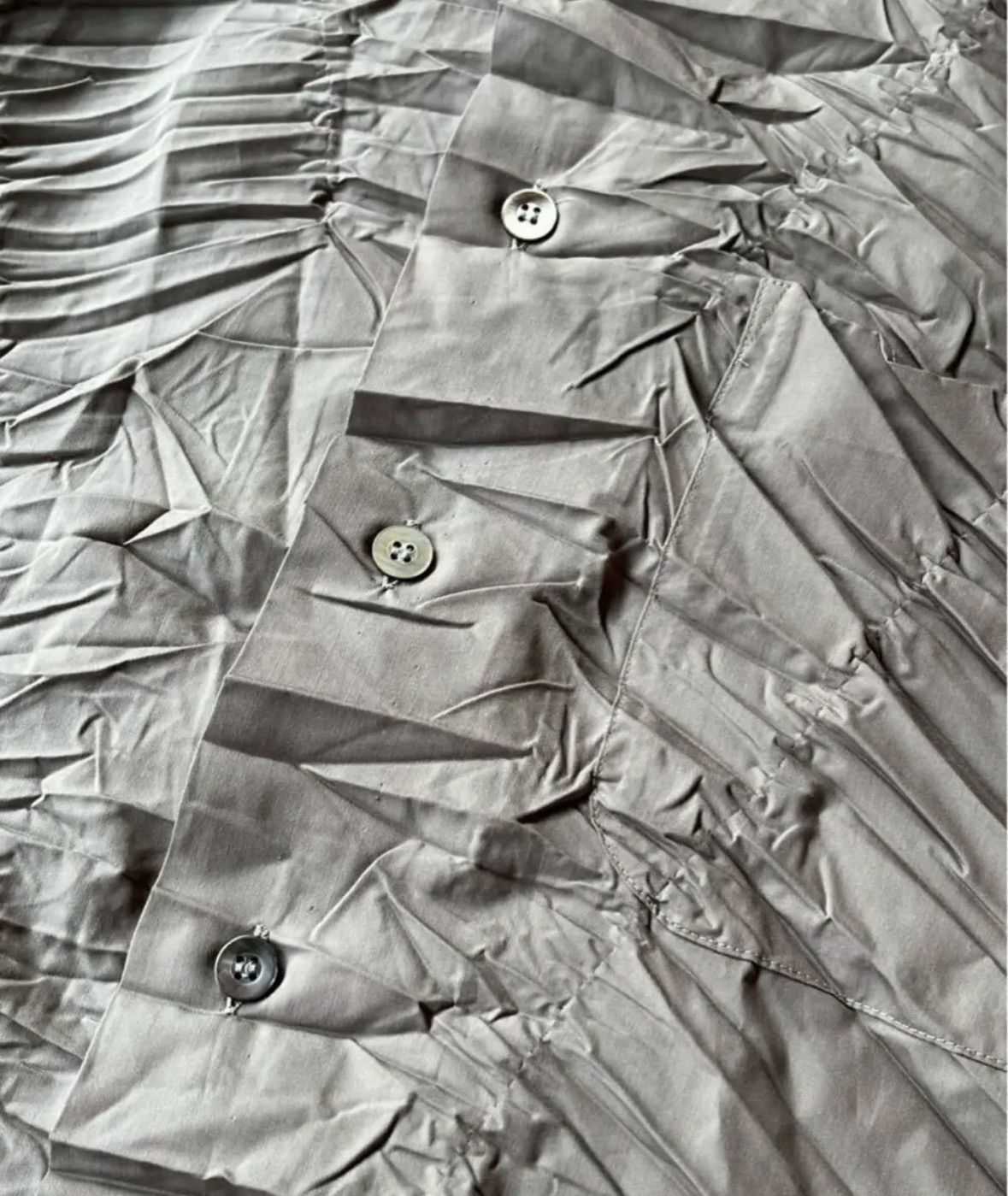 Issey Miyake ISSEY MIYAKE 1993AW Pleats Shirt Size US M / EU 48-50 / 2 - 6 Thumbnail