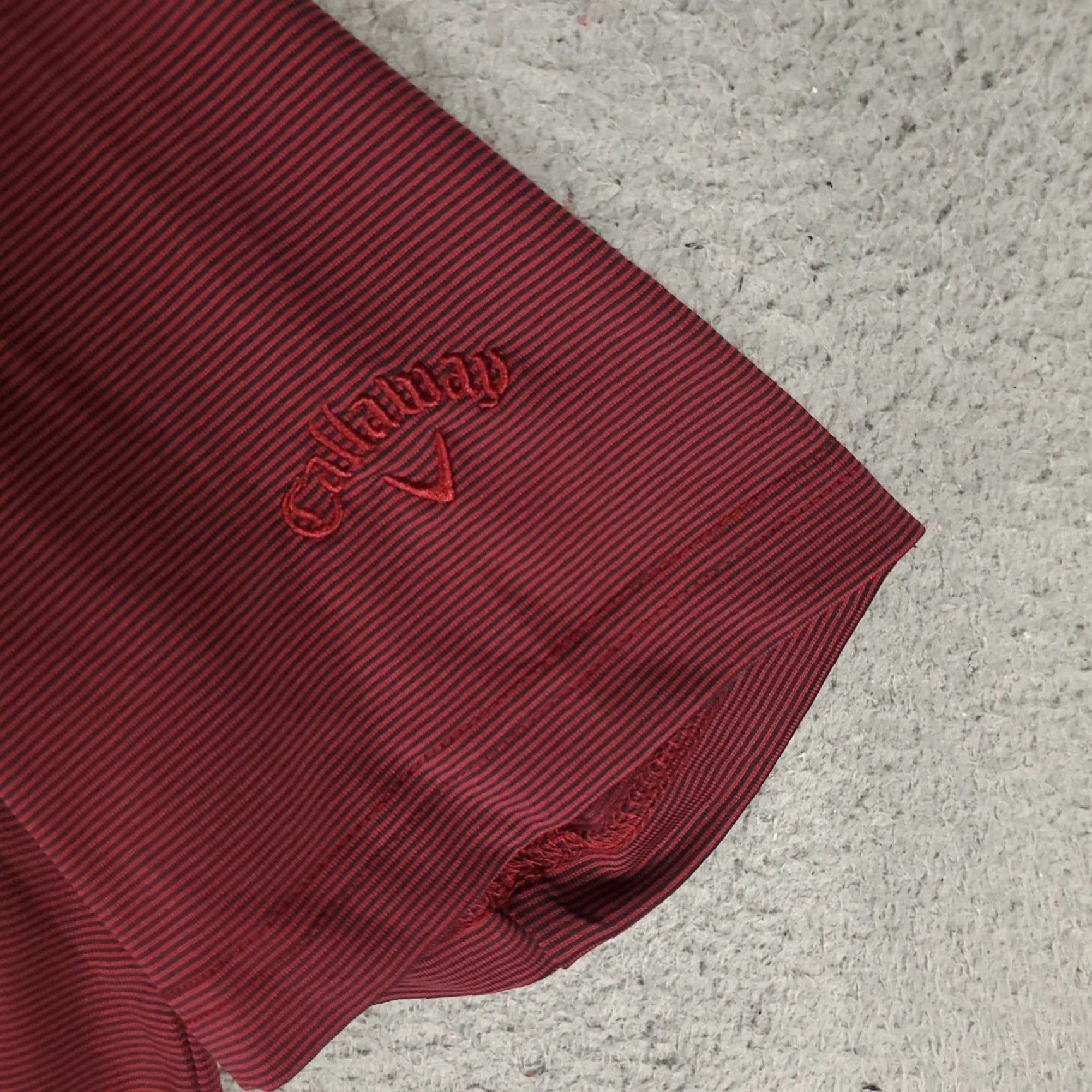 Callaway Callaway Polo Shirt Mens Size Medium Red Striped Casual Golf Short Sleeve Size US M / EU 48-50 / 2 - 3 Thumbnail