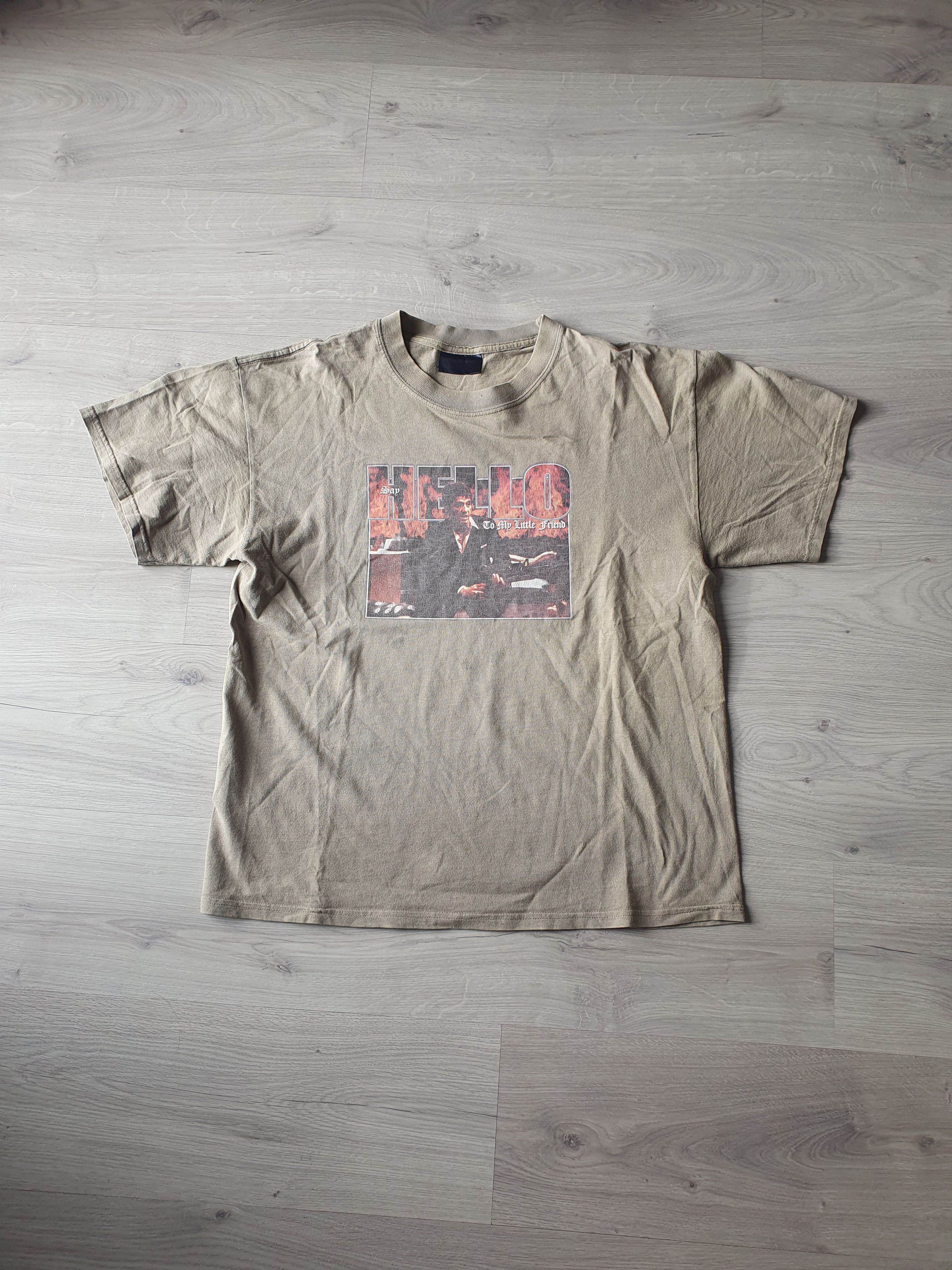 image of Vintage Serial Killer Scarface 90's in Taupe, Men's (Size Large)