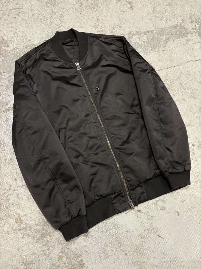Acne Studios × Designer × Vintage AW2018 Acne Studios Selo Us Black Bomber Jacket Size US M / EU 48-50 / 2 - 4 Thumbnail