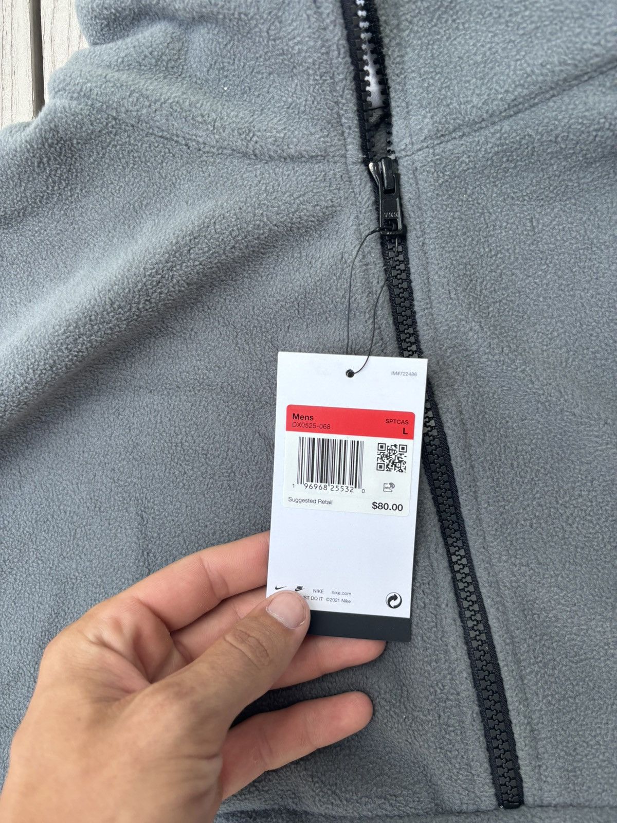Nike Grey Nike Crewneck Size US L / EU 52-54 / 3 - 2 Thumbnail