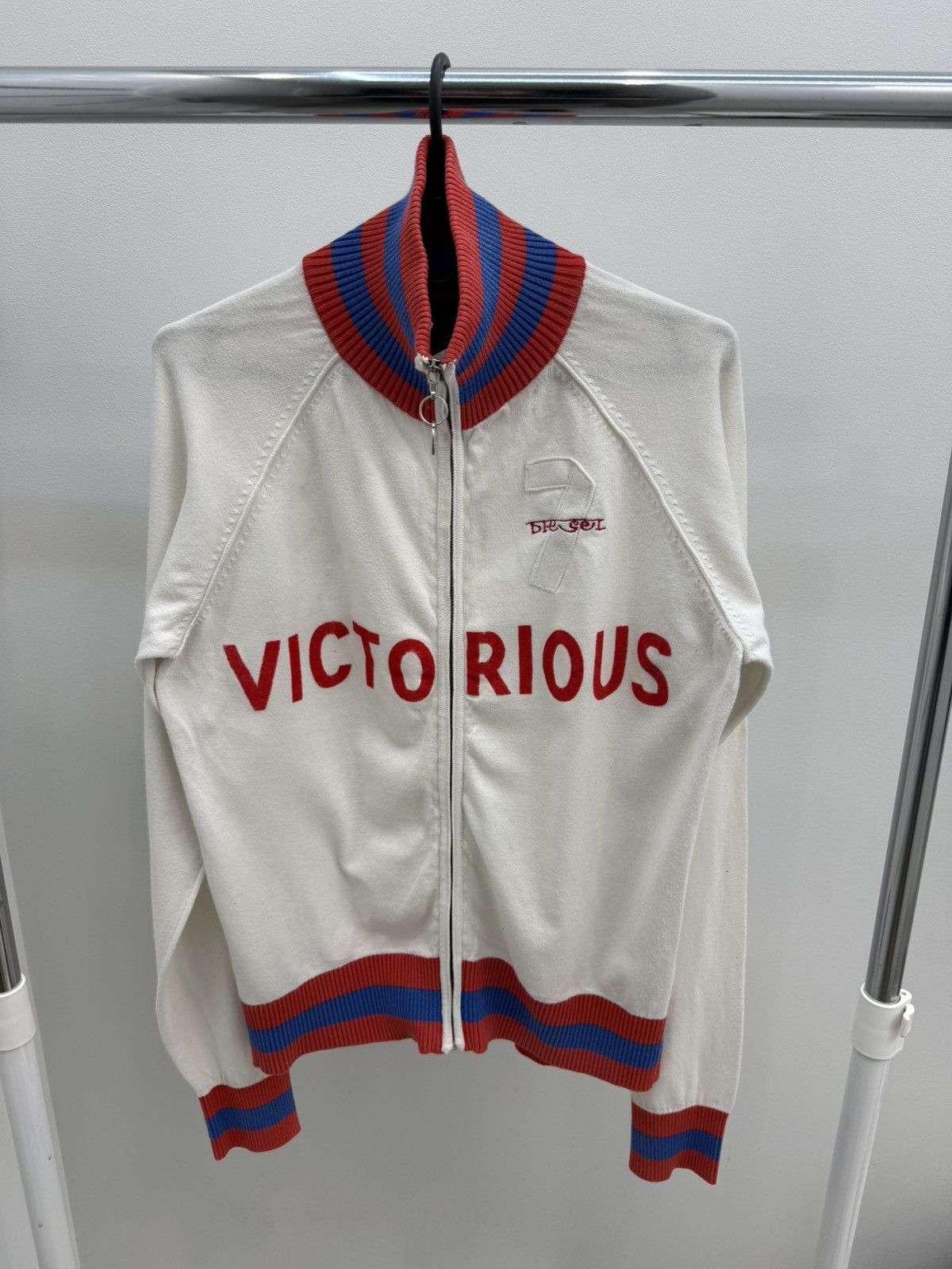 Diesel Vintage 2000's Diesel Y2K Victorius Logo Zip Track Jacket Size US XL / EU 56 / 4 - 3 Thumbnail