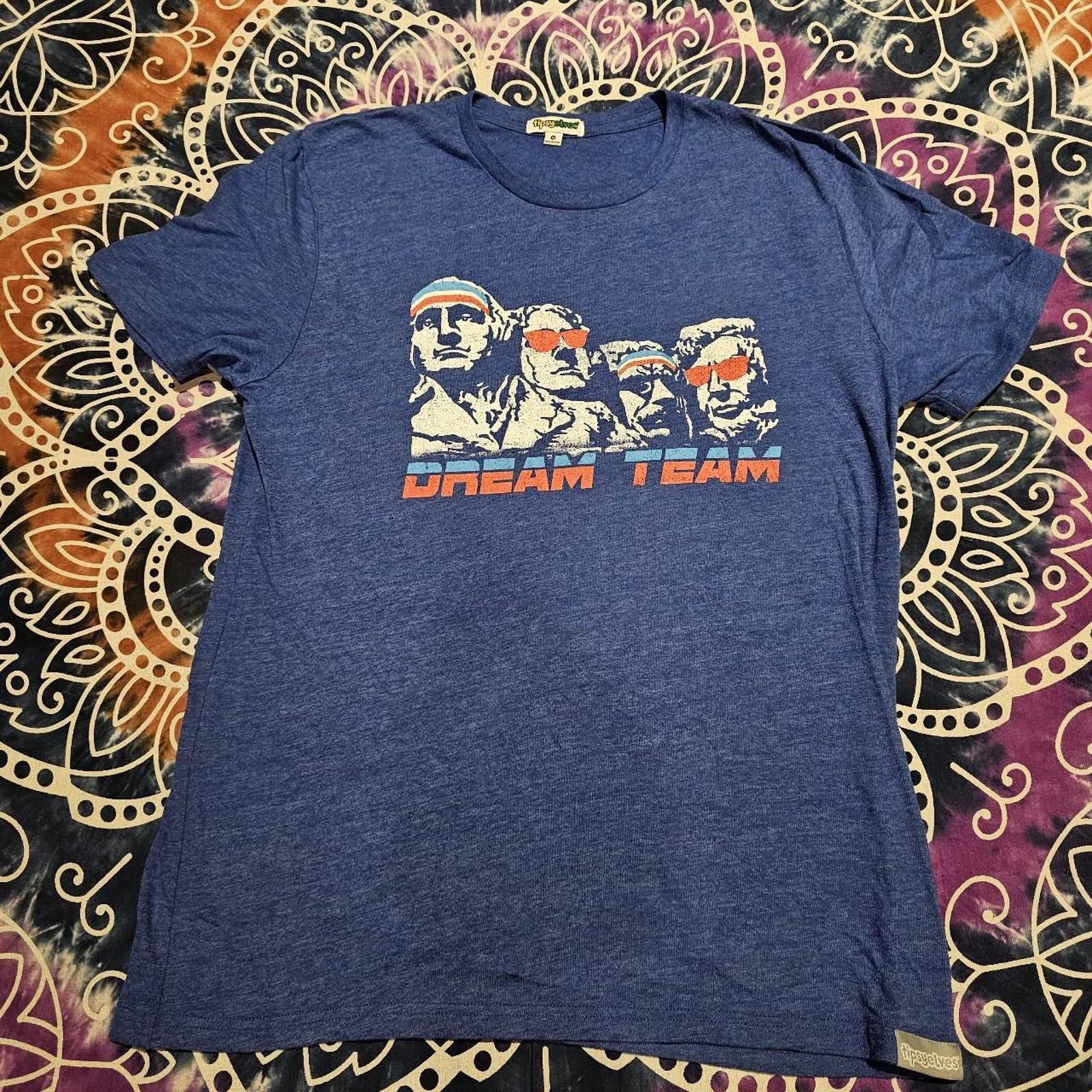 Designer Tipsy Elves Red White & Blue T-shirt Dream Team Mt. Rushmore Size US M / EU 48-50 / 2 - 1 Thumbnail