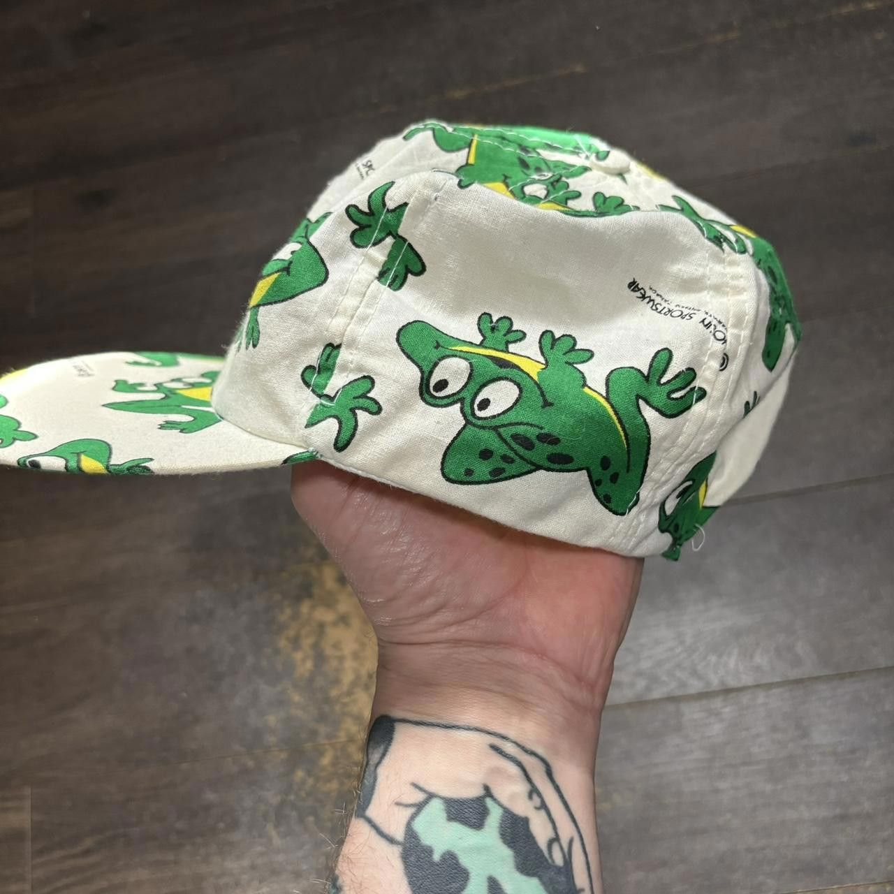 Designer Vintage Calhoun Sports Loud Hats Frog Hat 90s Size ONE SIZE - 3 Thumbnail