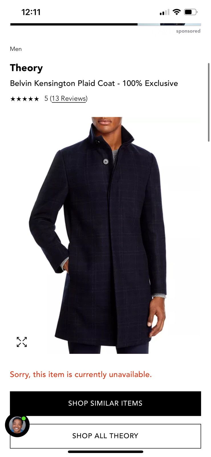 Theory Theory Belvin Wool Overcoat Kensington Plaid Size US XL / EU 56 / 4 - 3 Thumbnail