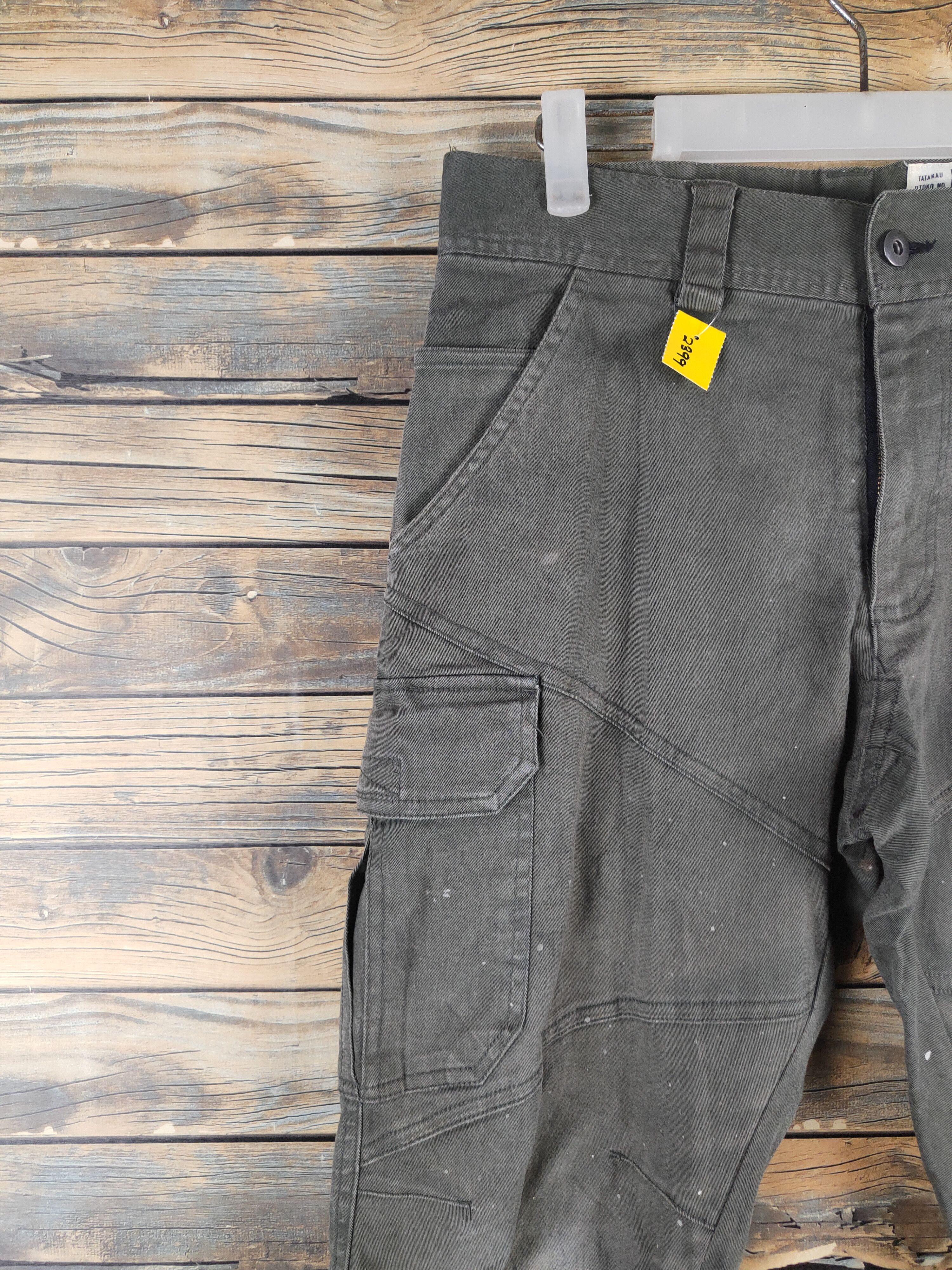 Japanese Brand DL Toraichi Dark Gray Multipocket Joggers #2399 Size US 30 / EU 46 - 3 Thumbnail