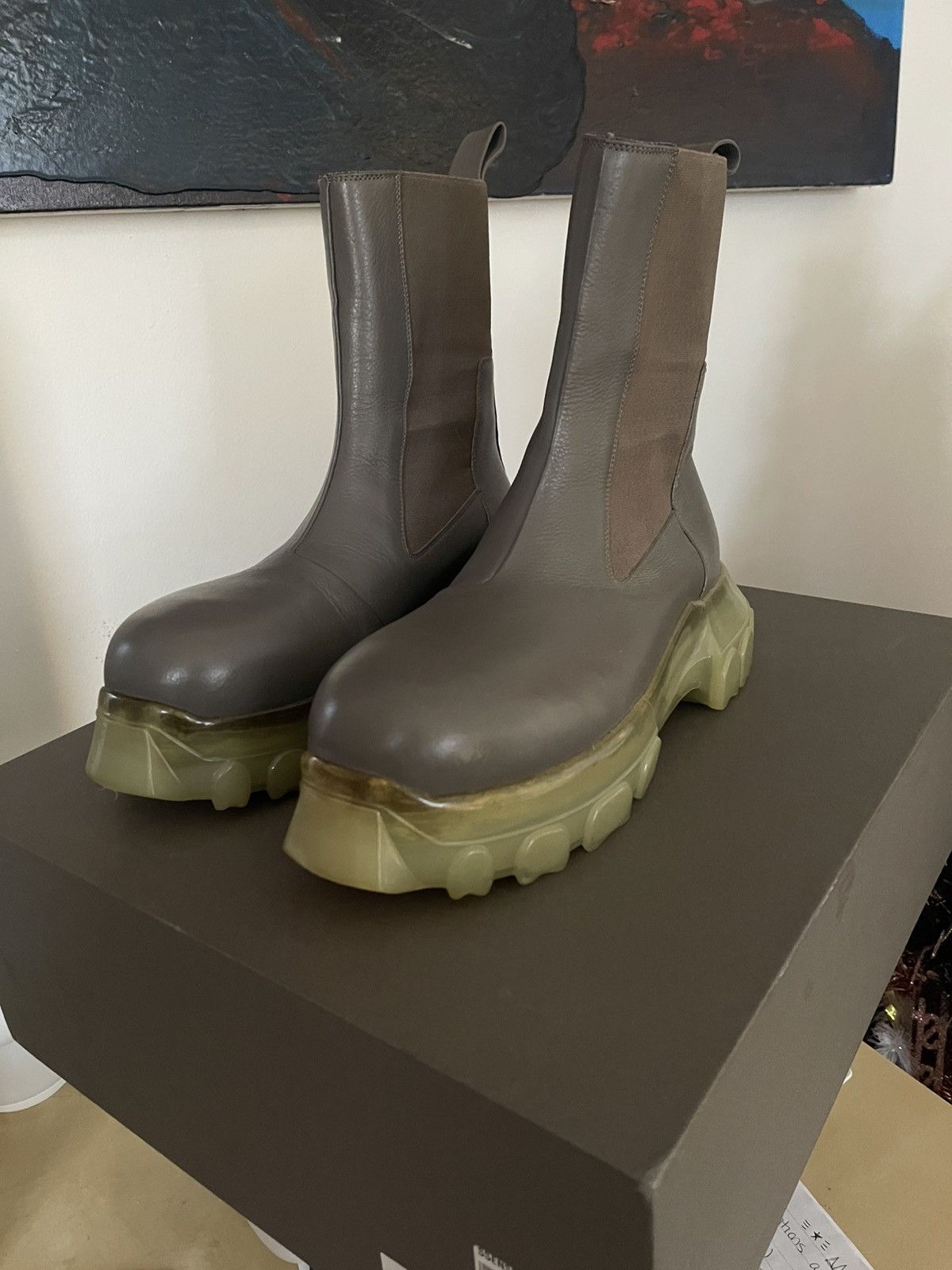 🔥 Brand New Rick Owens Tractor Boots