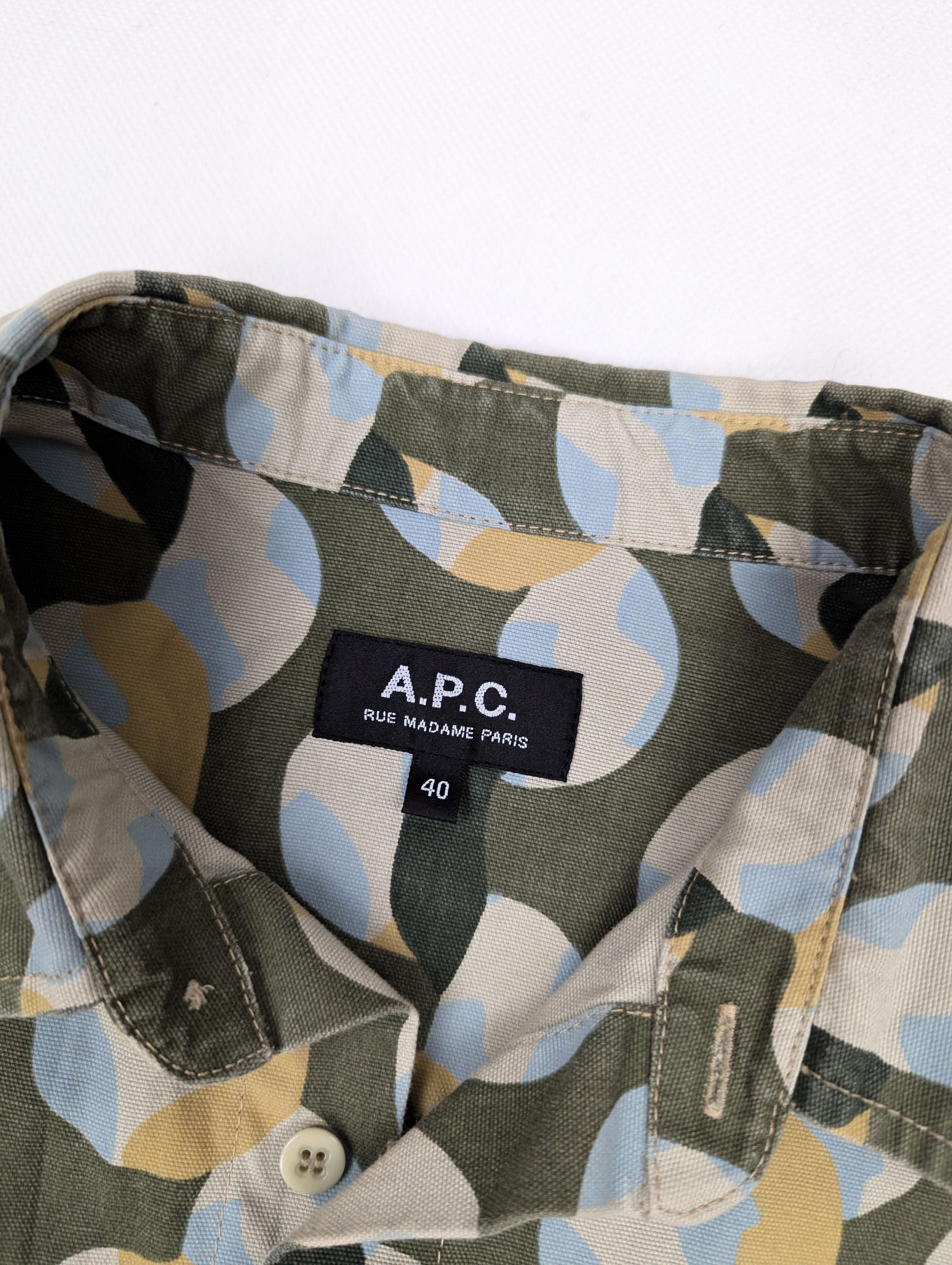 A.P.C. A.P.C. APC jacket overshirt khaki 40 L Size L / US 10 / IT 46 - 3 Thumbnail