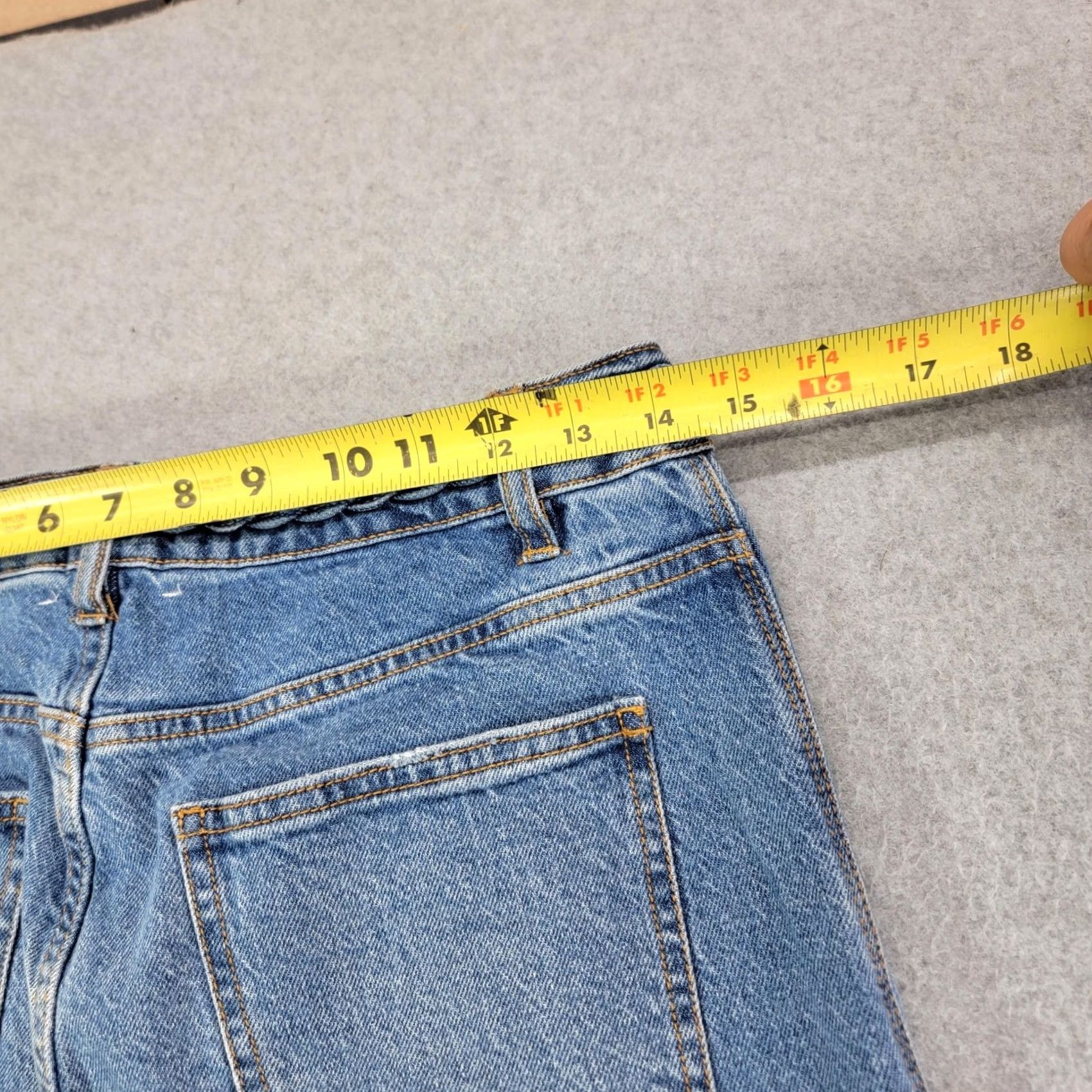 Vintage Habitual Jeans Womens 4/27 Light Wash High Rise Wide Leg Cropped Stretch Denim Size 27" / US 4 / IT 40 - 7 Thumbnail