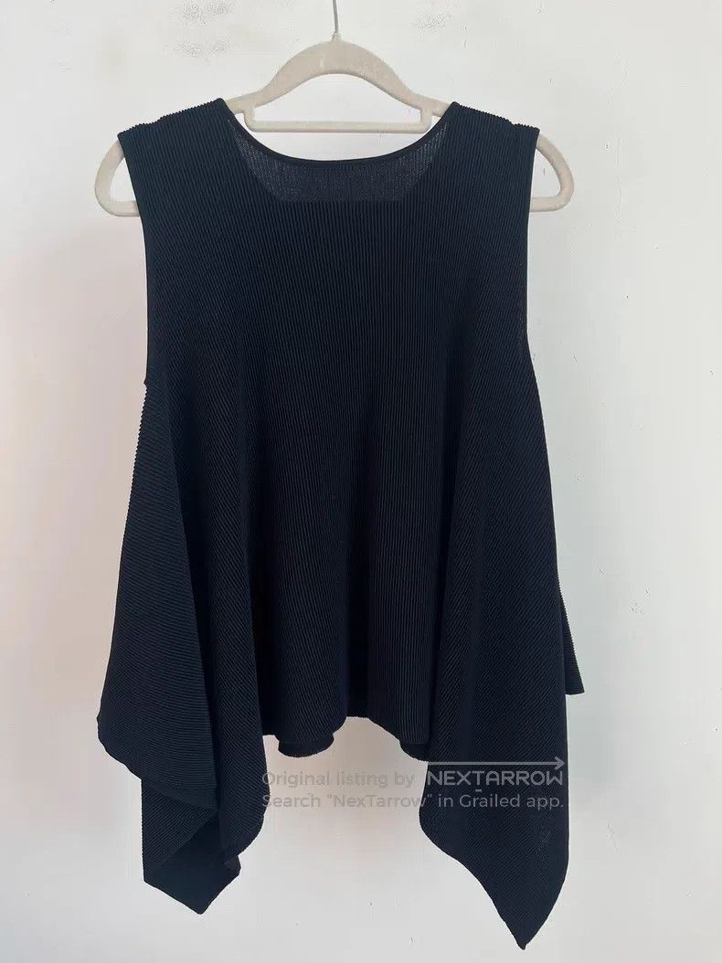 Issey Miyake Issey Miyake Black Tank Top Size L / US 10 / IT 46 - 2 Thumbnail
