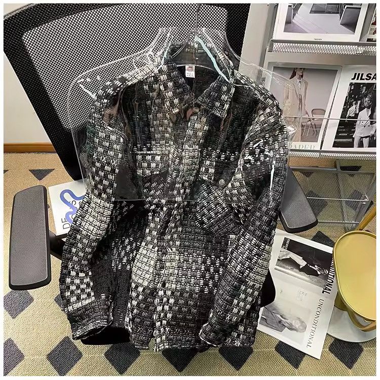 Japanese Brand Casual Plaid Knit Jaet Size US M / EU 48-50 / 2 - 4 Thumbnail