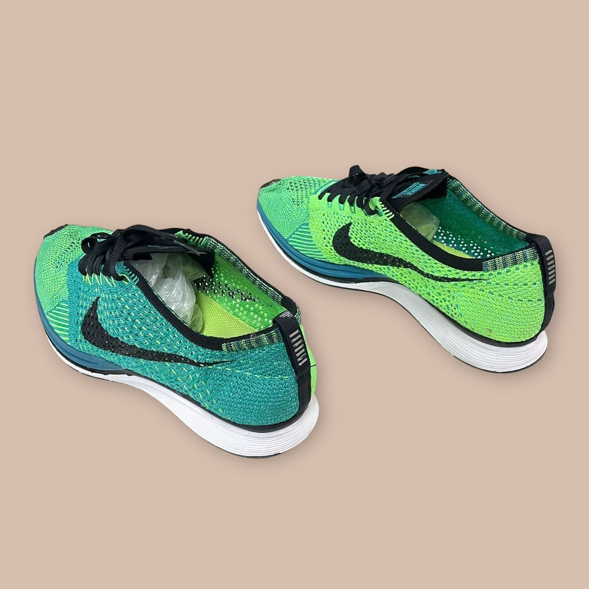 Nike Nike Flyknit Racer "Sport Turquoise" Size US 9.5 / EU 42-43 - 3 Thumbnail