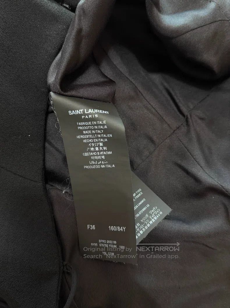 Saint Laurent Paris Saint Laurent Paris Vintage Strapless Dress Size XS / US 0-2 / IT 36-38 - 5 Thumbnail