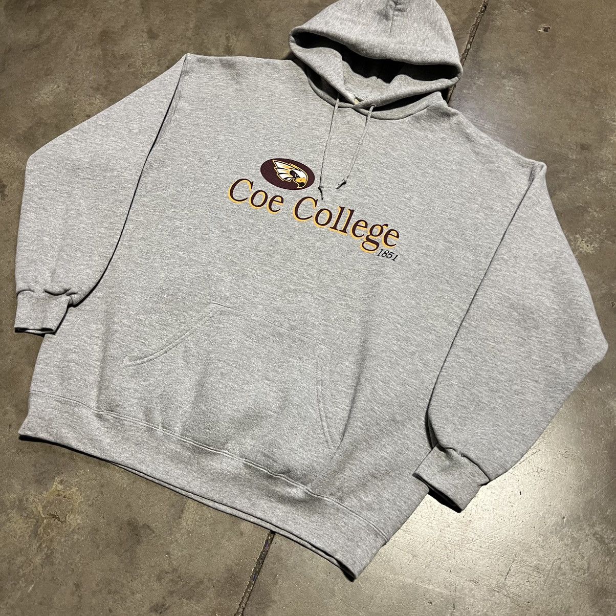 Lee Vintage Coe College Hoodie Sweatshirt Lee Heavyweight Iowq Size US XL / EU 56 / 4 - 2 Thumbnail