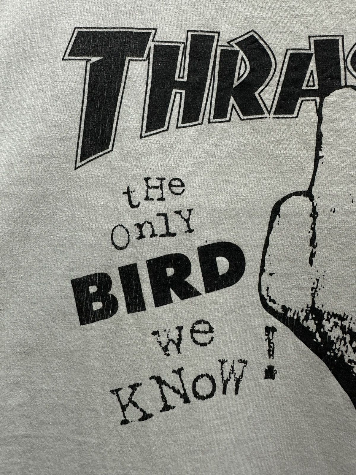 Girl Skateboards Vintage Thrasher The Only Bird We Know Fuck Faded Tee Size US L / EU 52-54 / 3 - 4 Thumbnail