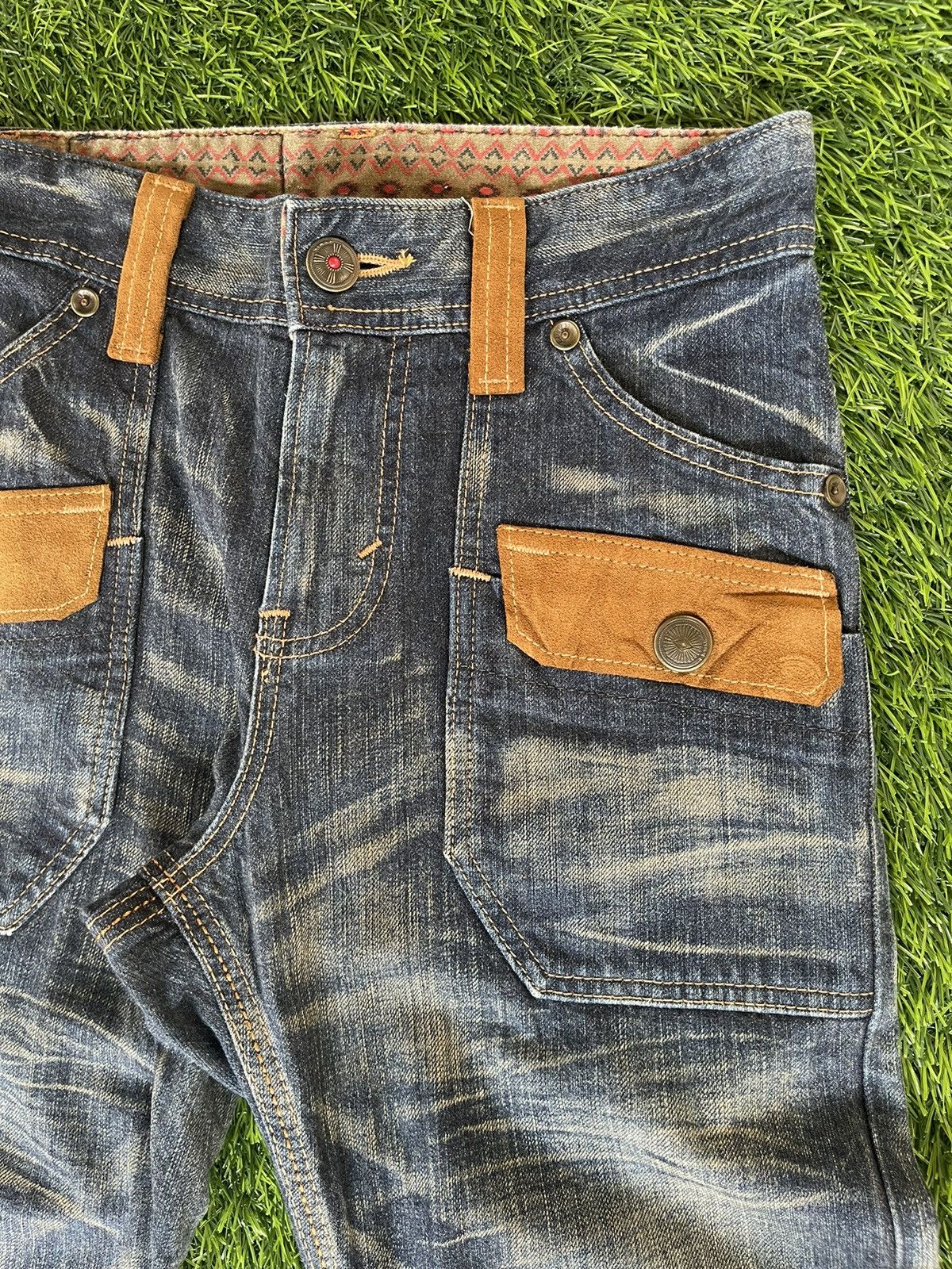 Edwin Exclusive Vintage 90s 🔥EDWIN🔥Bush Pants Blue Denim Size US 28 / EU 44 - 8 Thumbnail