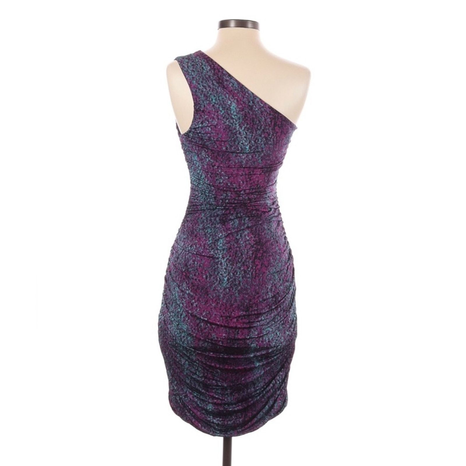 H&M H&M Y2K Bodycon one Shoulder Colorful Dress Size S / US 4 / IT 40 - 2 Thumbnail