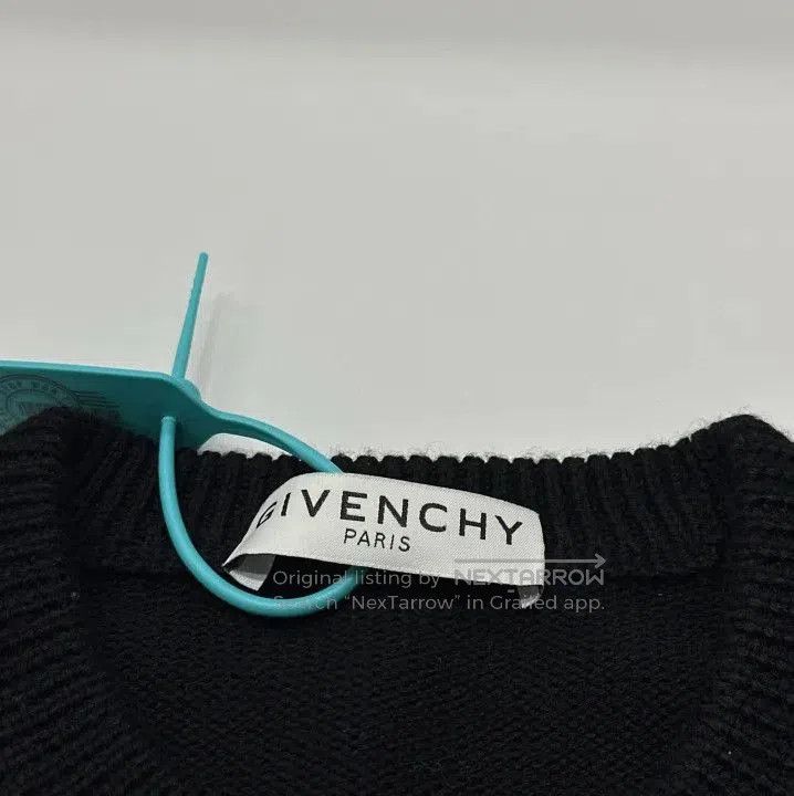 Givenchy Givenchy Men's Logo Intarsia Knit Sweater. Size US L / EU 52-54 / 3 - 4 Thumbnail