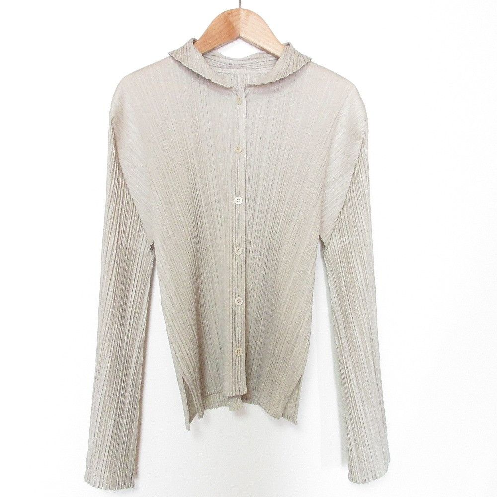 Issey Miyake Issey Miyake PLEATS PLEASE Long Sleeve Shirt Others Tops Size ONE SIZE - 1 Thumbnail