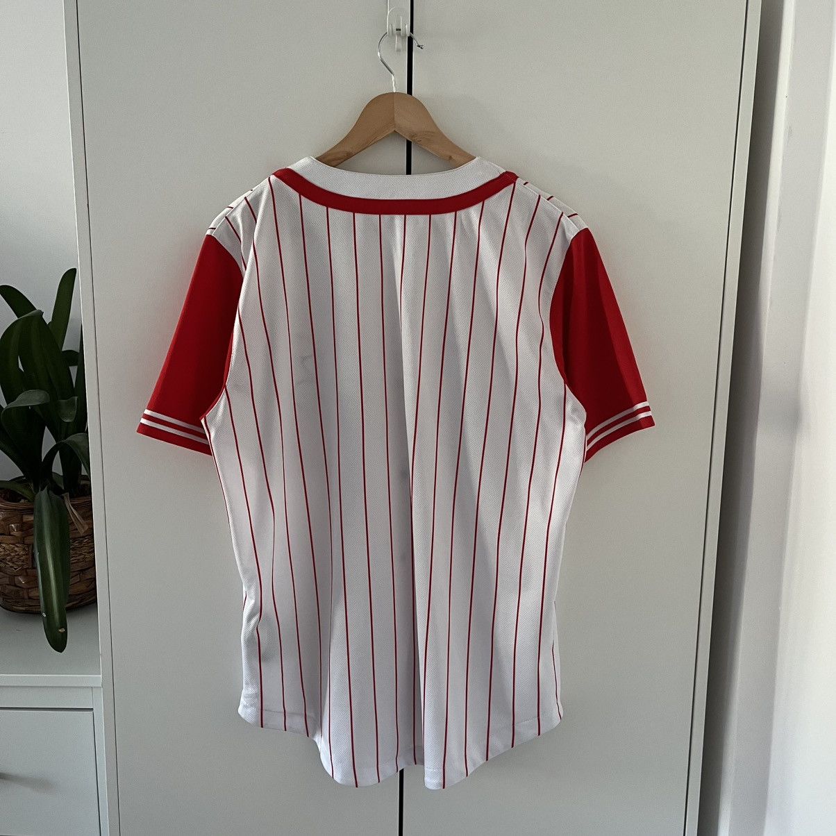 Karl Kani Vintage Kani Striped White Baseball Jersey Skateboard Size US S / EU 44-46 / 1 - 14 Thumbnail