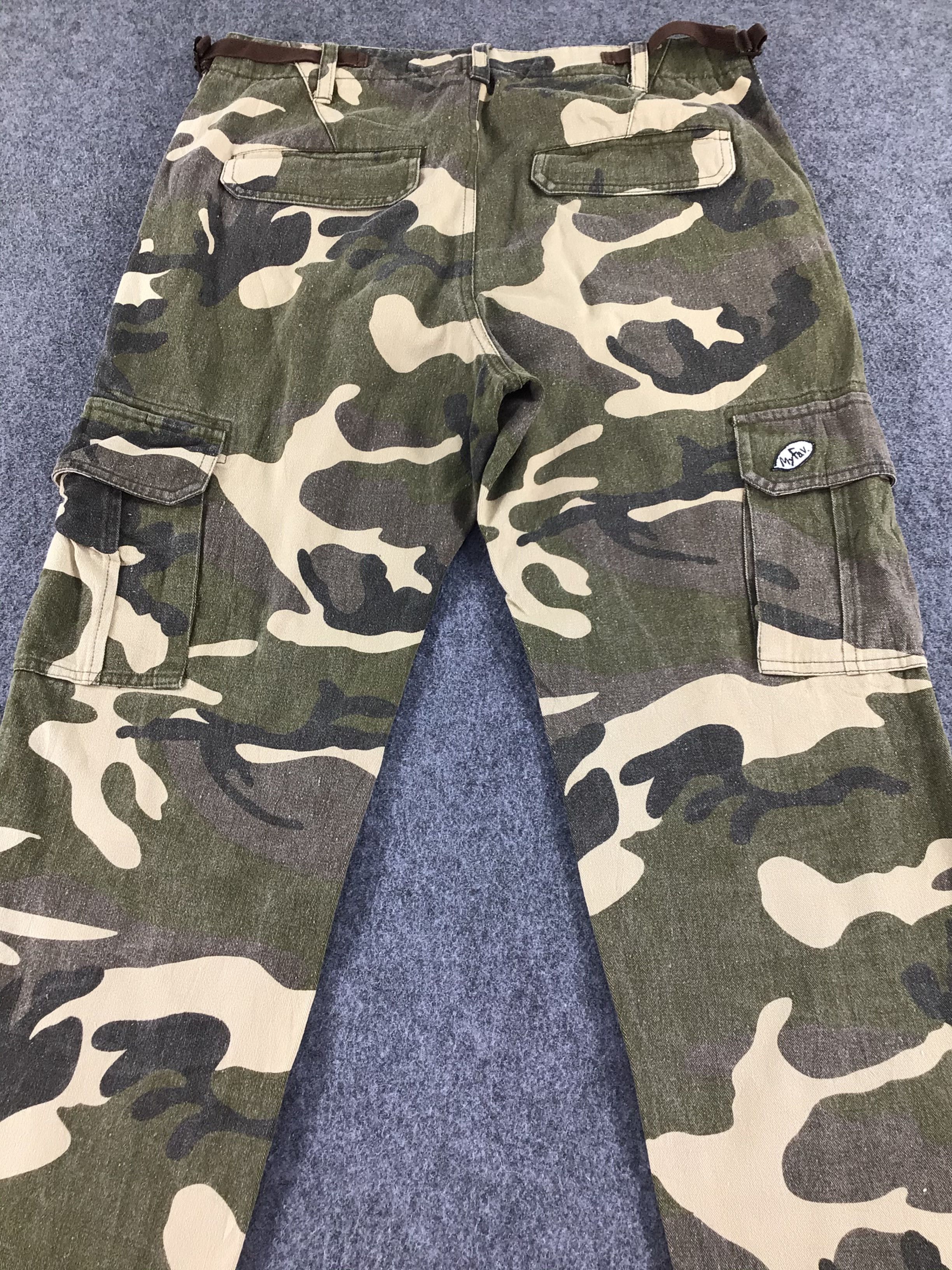 Japanese Brand My Fav Camo Japanase Cargo Pant-J235 Size US 31 - 4 Thumbnail