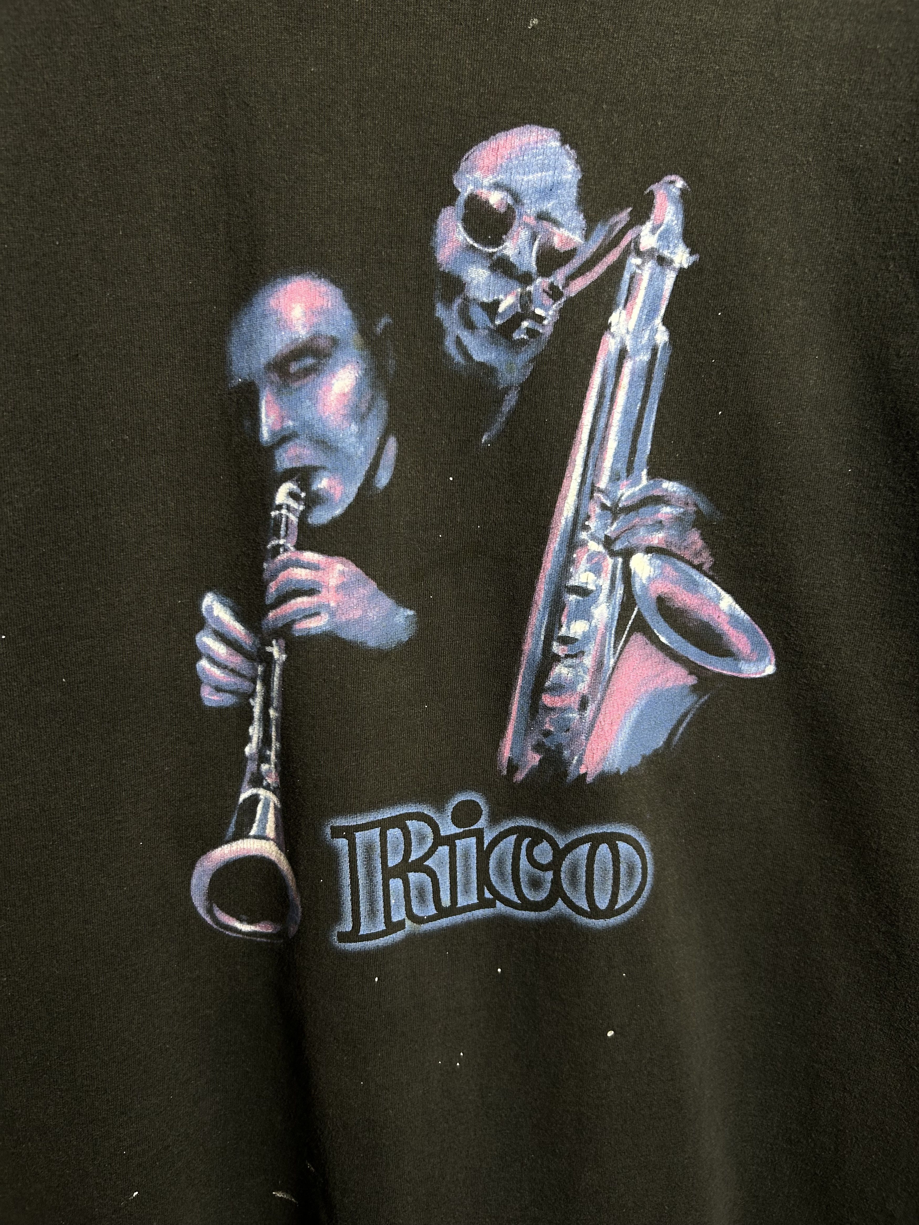 Band Tees Vintage 90s Rico Music T-shirt Size US XL / EU 56 / 4 - 6 Thumbnail
