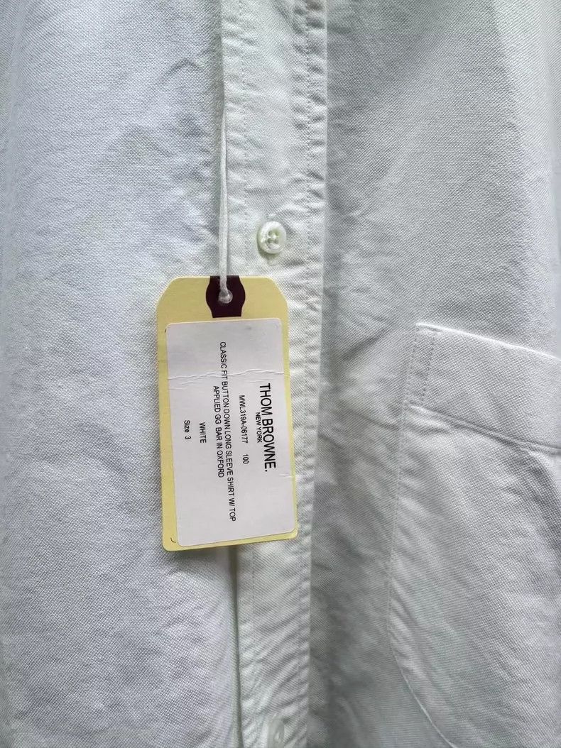 Thom Browne Thom Browne Oxford long-sleeved shirts Size US L / EU 52-54 / 3 - 4 Thumbnail
