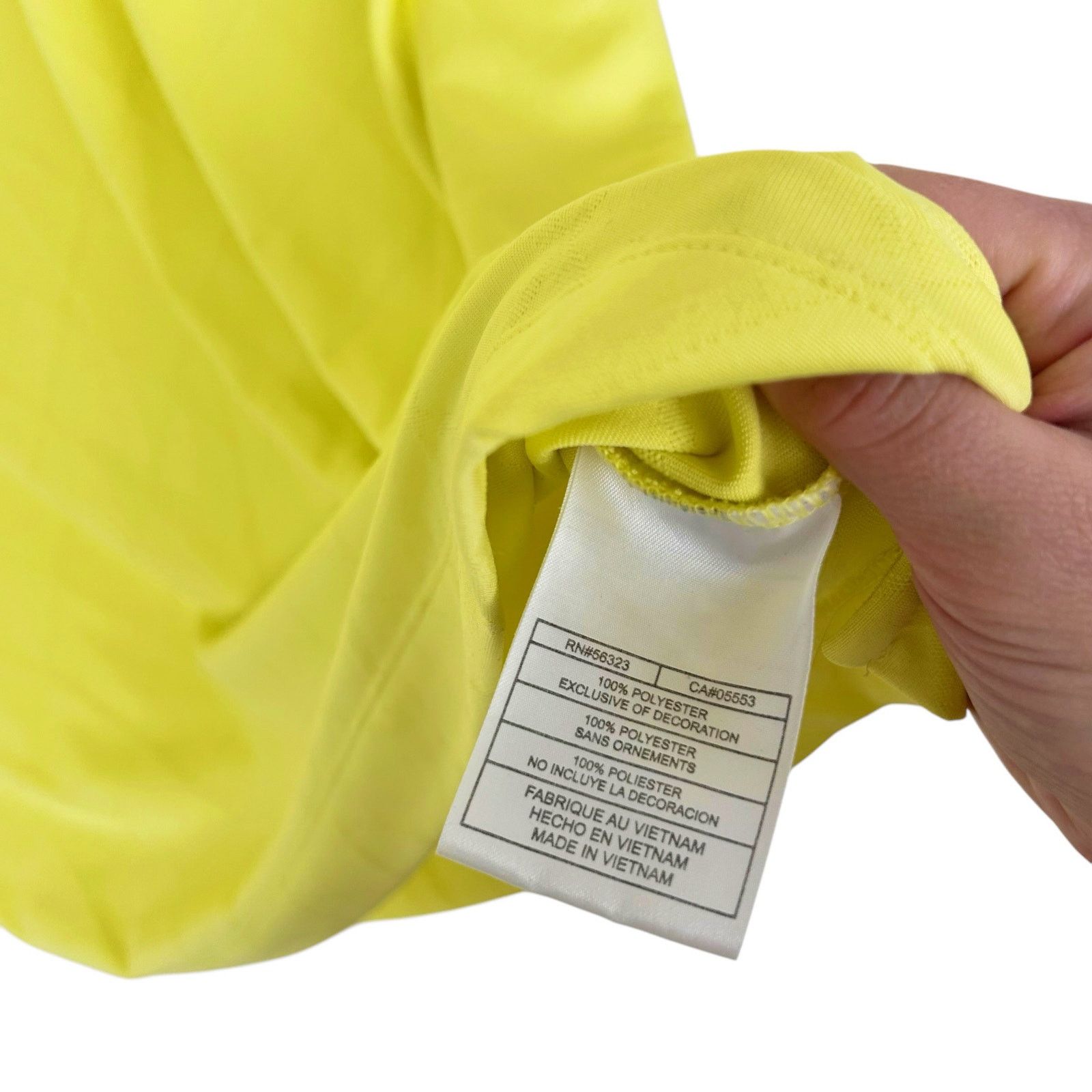 Nike Nike Golf Fit Dry Yellow Short Sleeve Polo Sz XL Size US XL / EU 56 / 4 - 3 Thumbnail