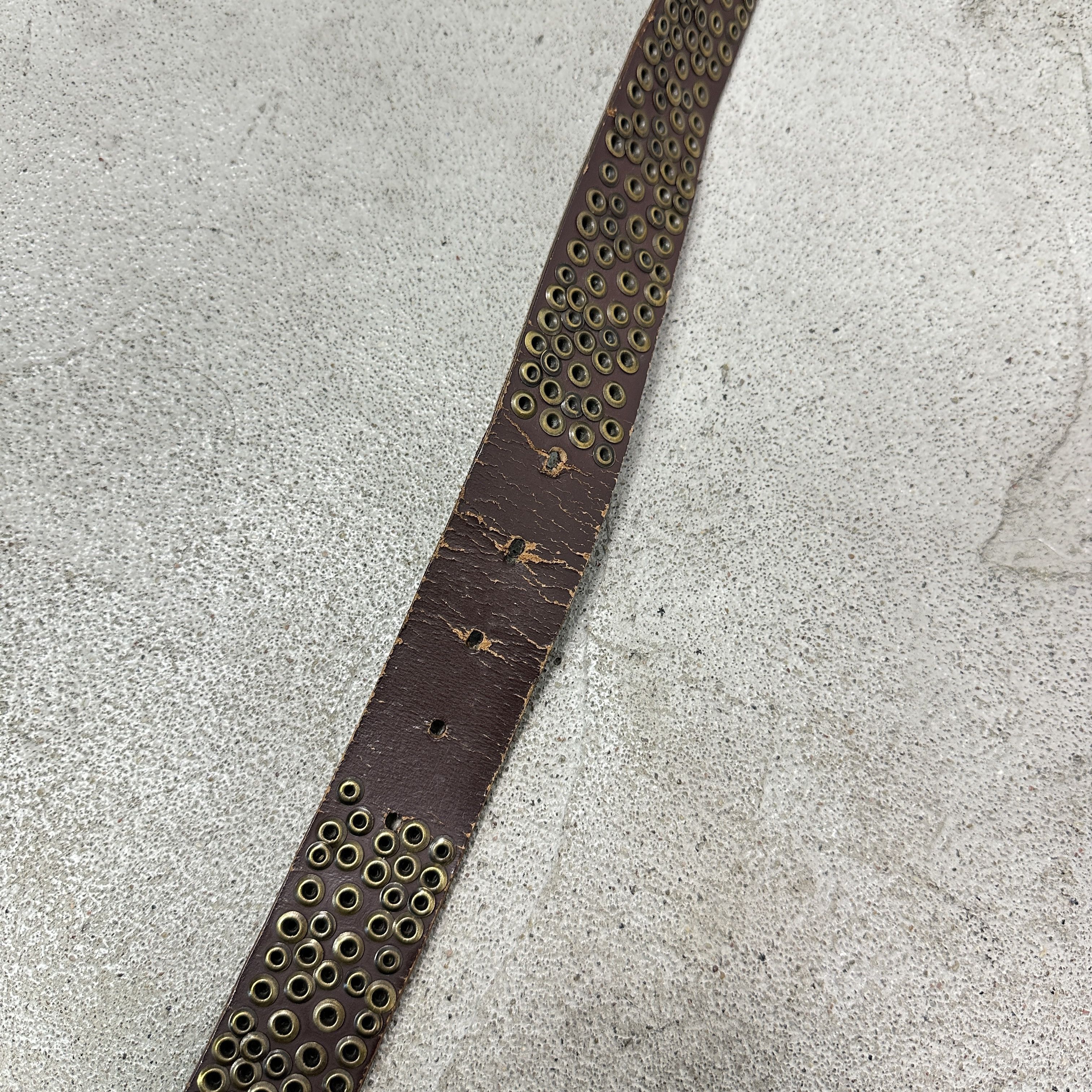 Vintage Vintage Avant Garde Grunge Studded Belt Y2K Size ONE SIZE - 8 Thumbnail