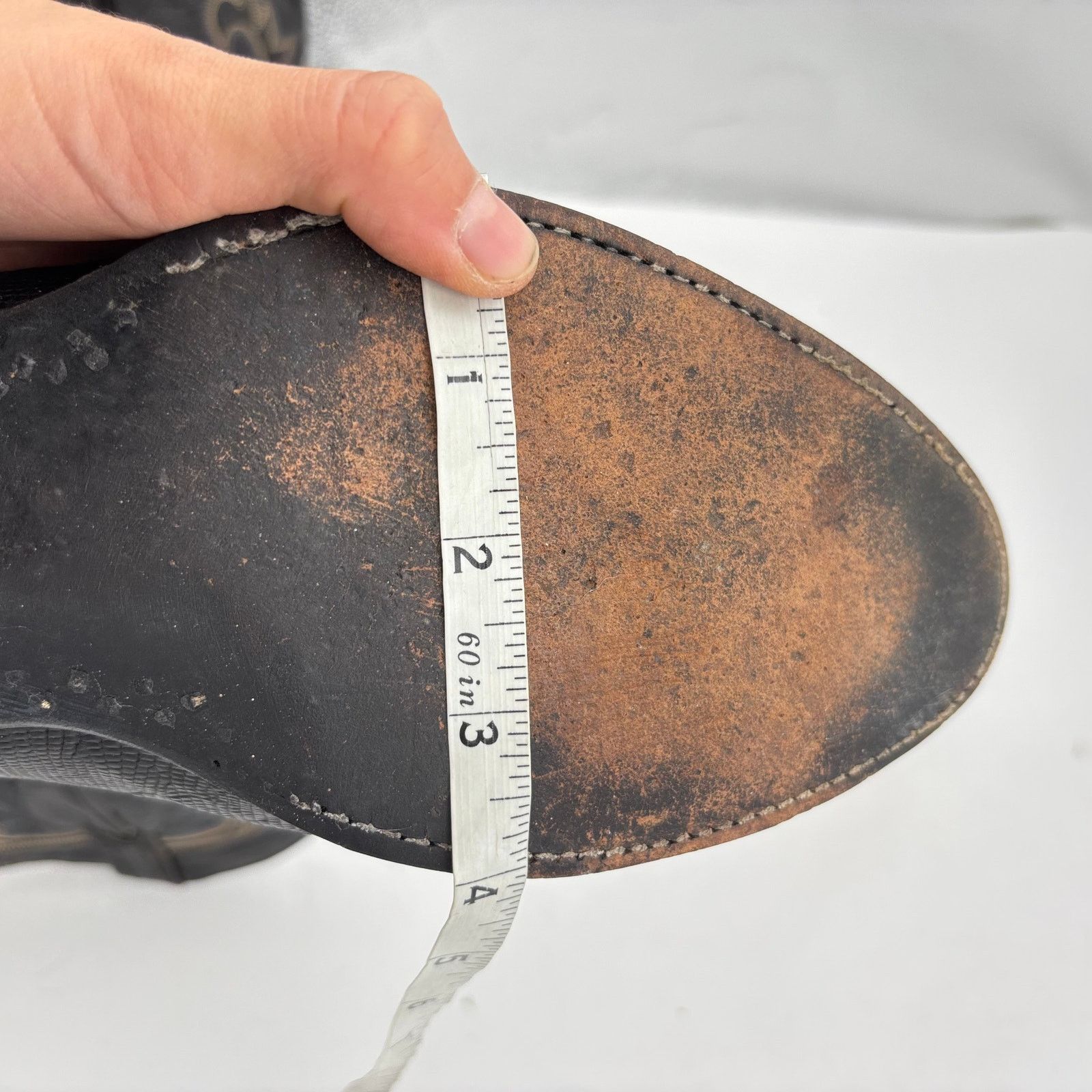 Larry Mahan Vintage 80s Larry Mahan Cowboy Boots Western Lizard 10 D Size US 10 / EU 43 - 12 Thumbnail