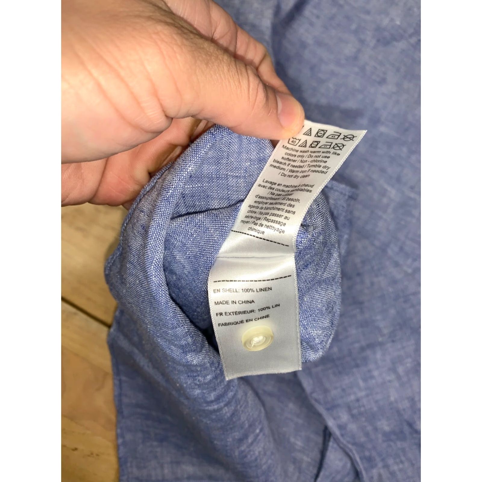 UNTUCKit UNTUCKit Shirt 2XL Blue Short Sleeve Linen Relaxed Fit Button-Up Men SS 2XL Blue Linen Untuckit Shirt 2XL Size US XXL / EU 58 / 5 - 8 Thumbnail