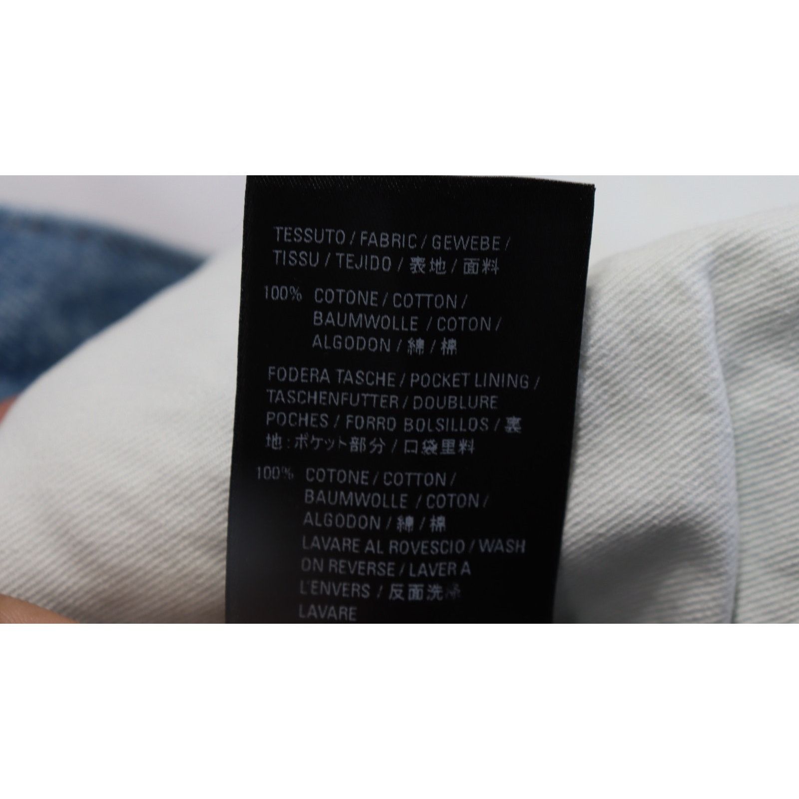 Balenciaga o1rshd1 Japanese Indigo Denim Normal Fit Pants Electric Blue Size US 32 / EU 48 - 19 Thumbnail