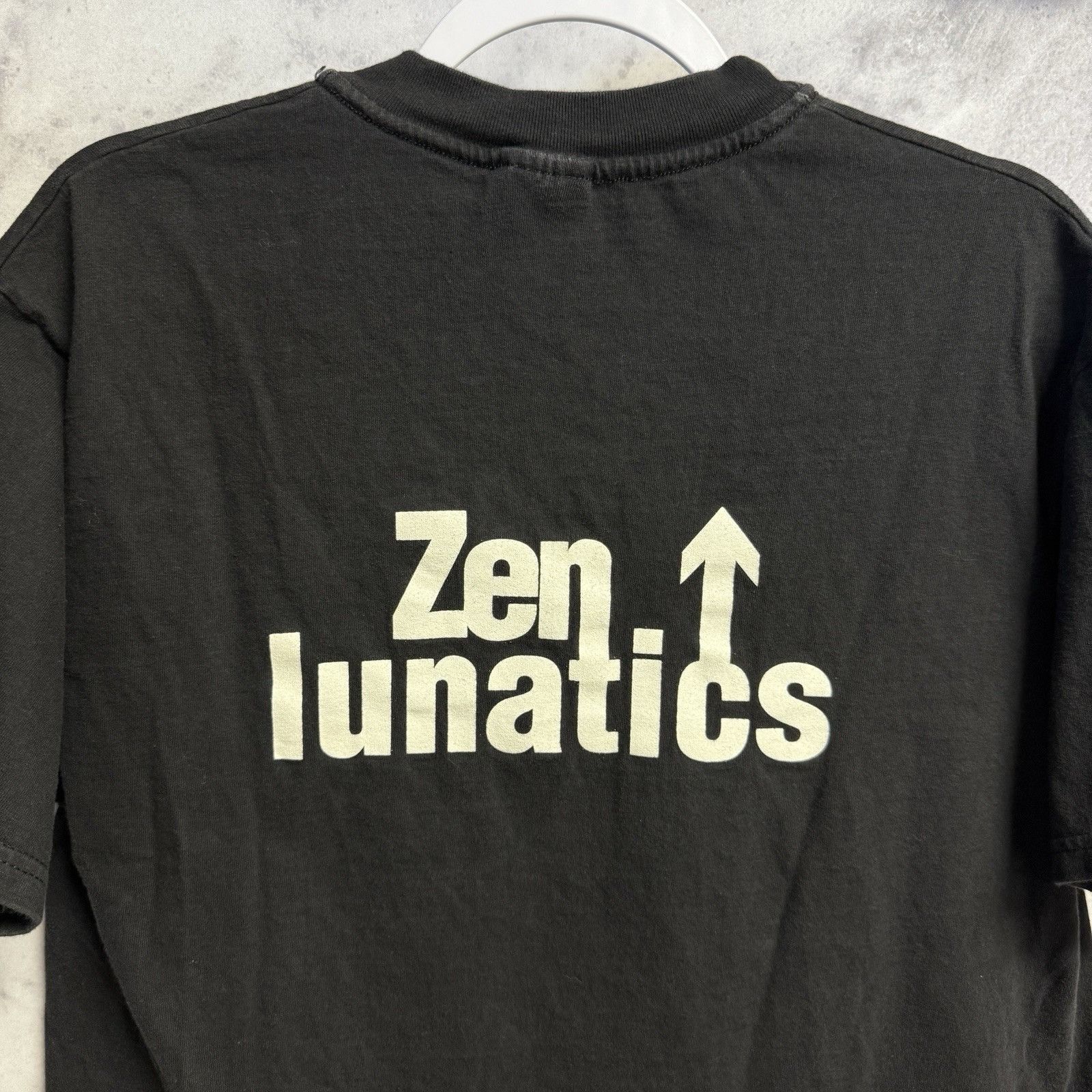 Band Tees Vintage Zen Lunatics Band T Shirt Mens L 21x26 Black Maximum Size US L / EU 52-54 / 3 - 6 Thumbnail