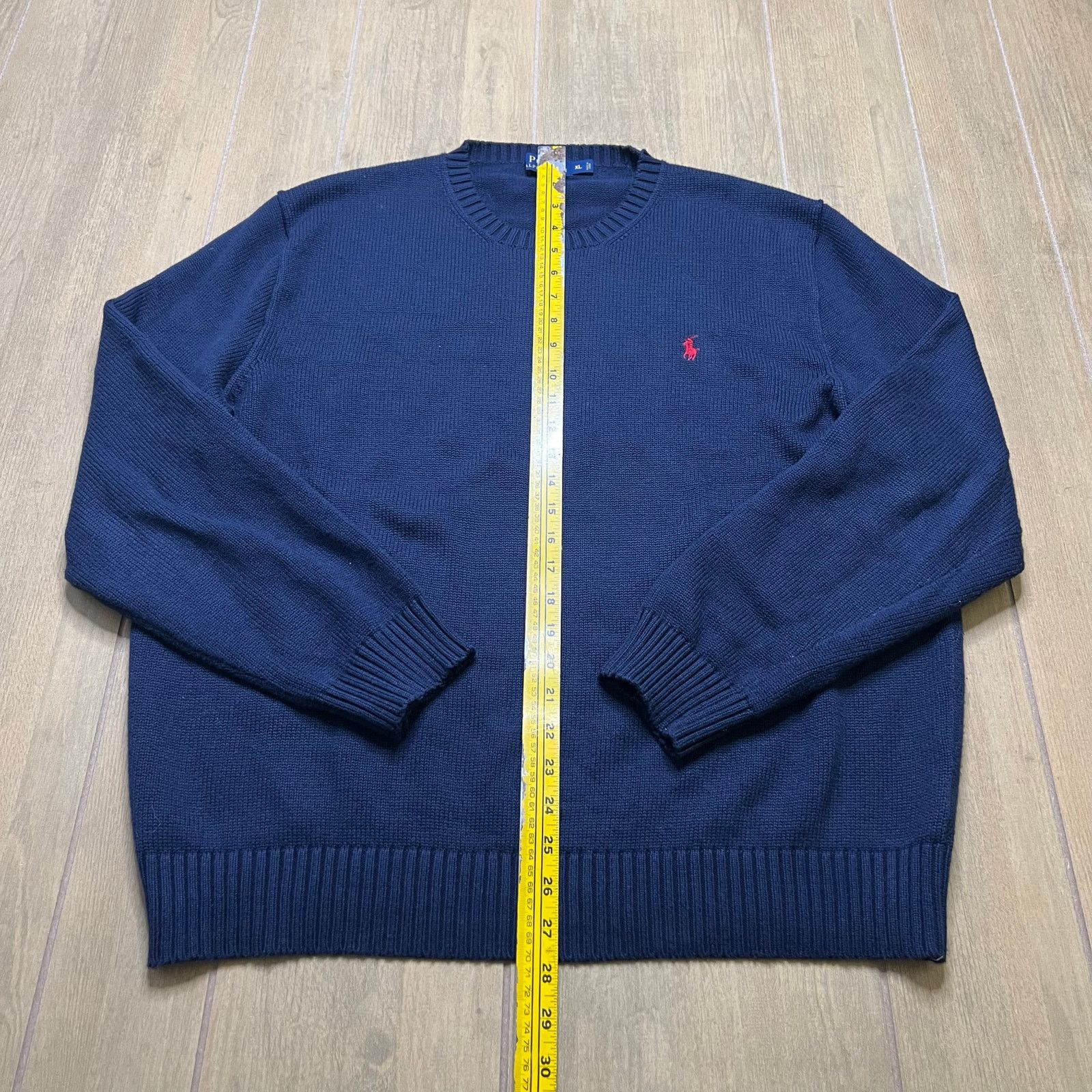 Polo Ralph Lauren Vintage Navy blue Polo by Ralph Lauren sweater Sz XL Y2K Size US XL / EU 56 / 4 - 5 Thumbnail
