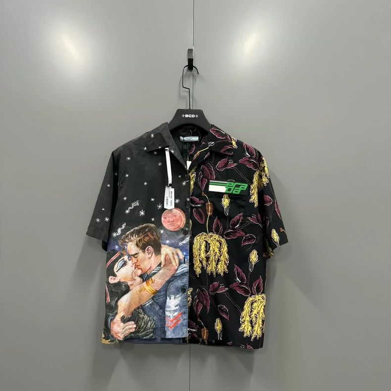Prada Prada Size 38 Impossible Love Short-sleeved Shirt 2502-Nex Size US XXS / EU 40 - 1 Thumbnail