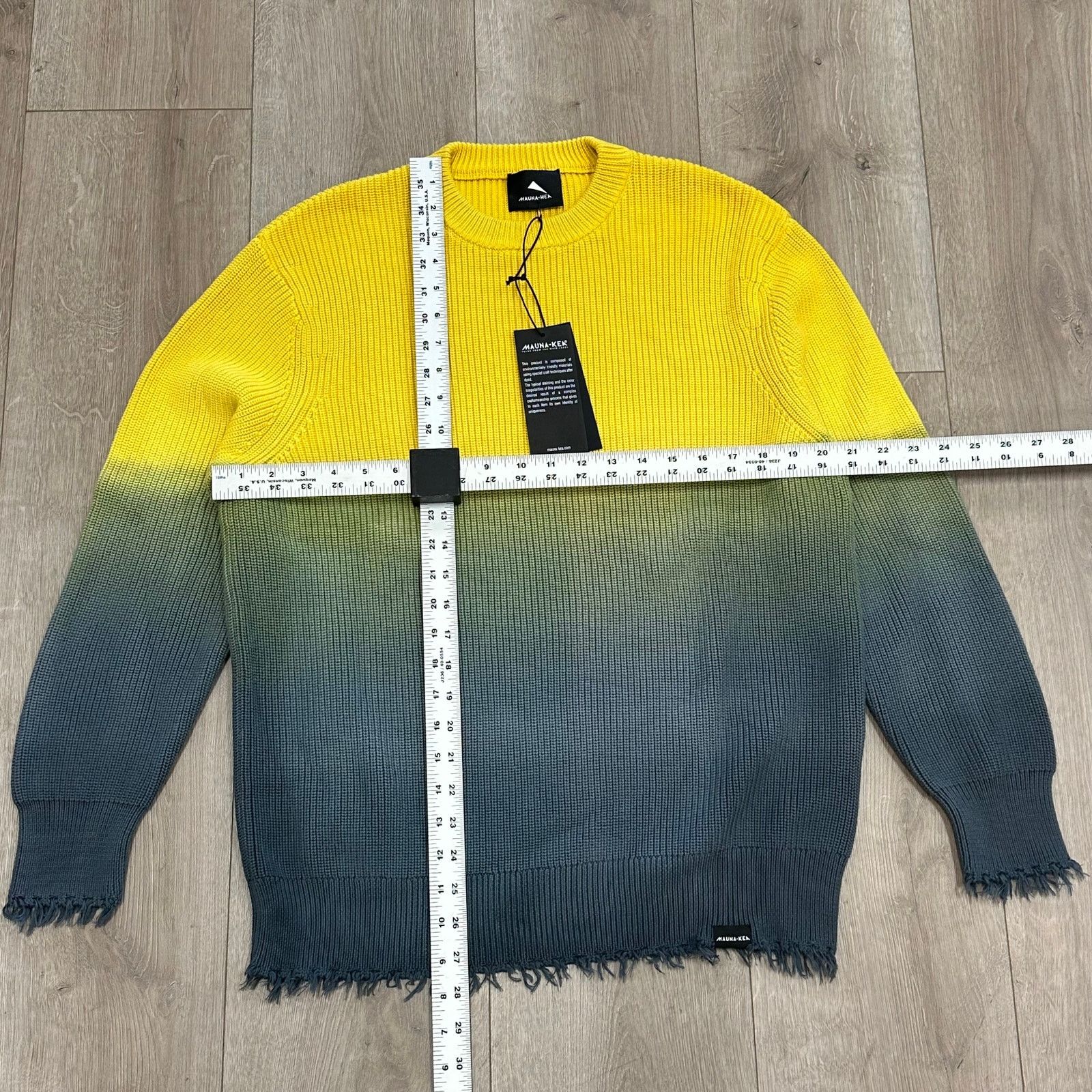Supreme Mauna-Kea ombré gradient knit sweater pullover yellow Medium Size US M / EU 48-50 / 2 - 6 Thumbnail