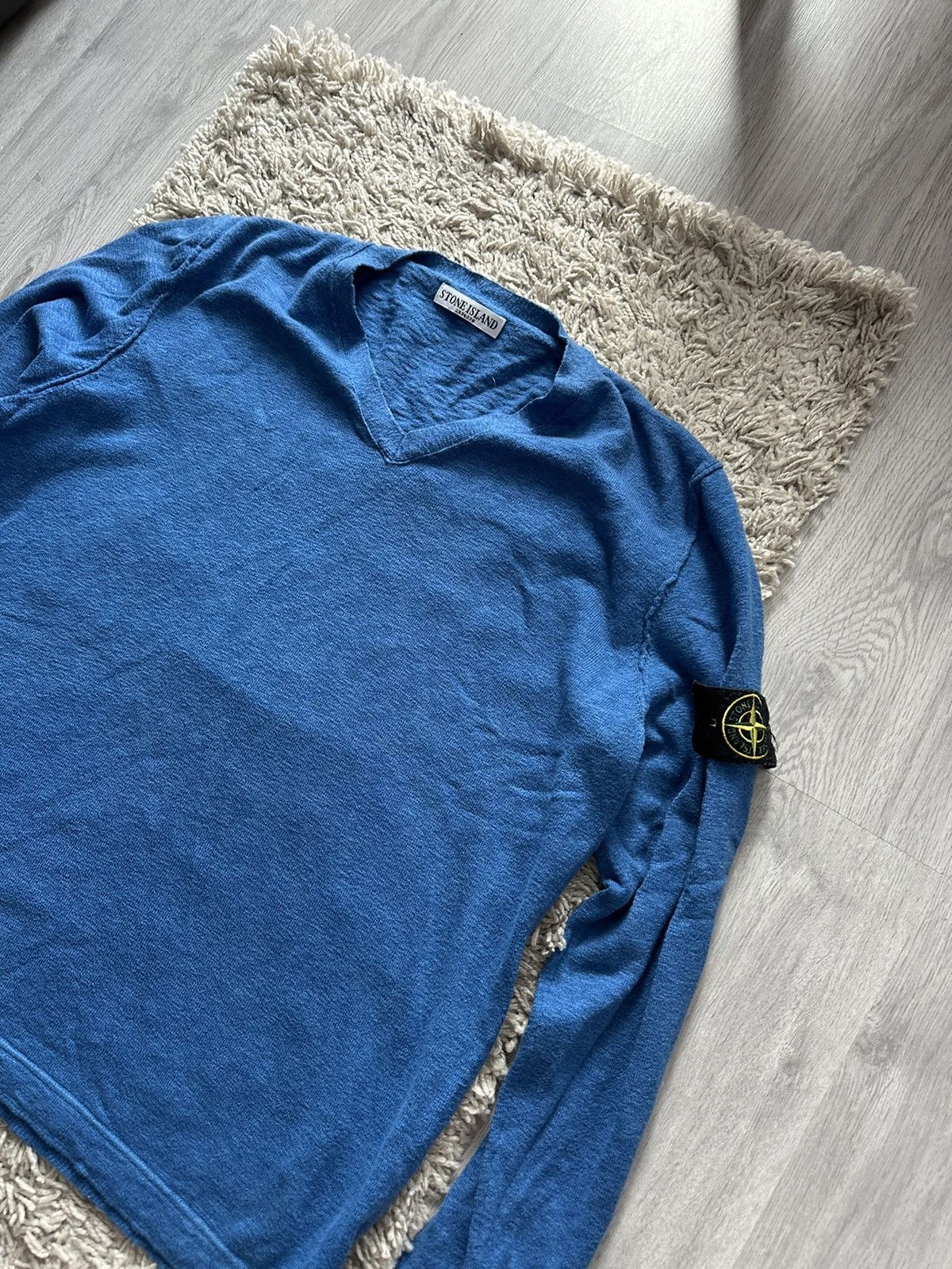 Vintage Stone Island Vintage Wool Knit Sweater Size US XL / EU 56 / 4 - 2 Thumbnail
