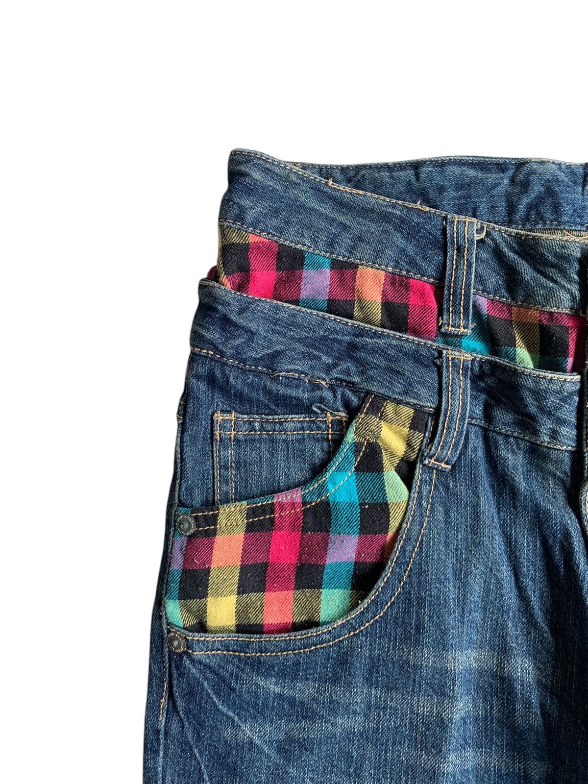 Tornado Mart DOUBLE WAIST💥 JAPANESE PUNK STYLE DENIM Size US 32 / EU 48 - 9 Thumbnail