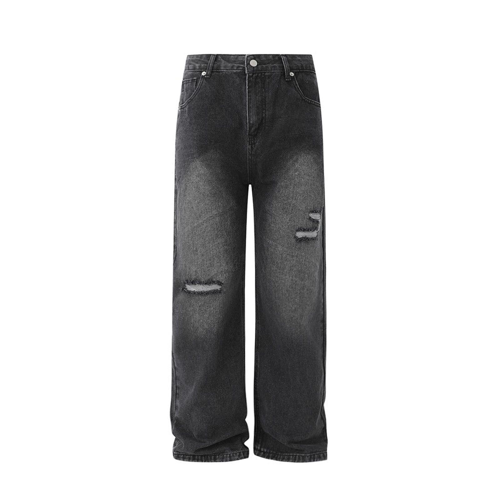 Other Distressed Wide Leg Jeans Size US 32 / EU 48 - 3 Thumbnail
