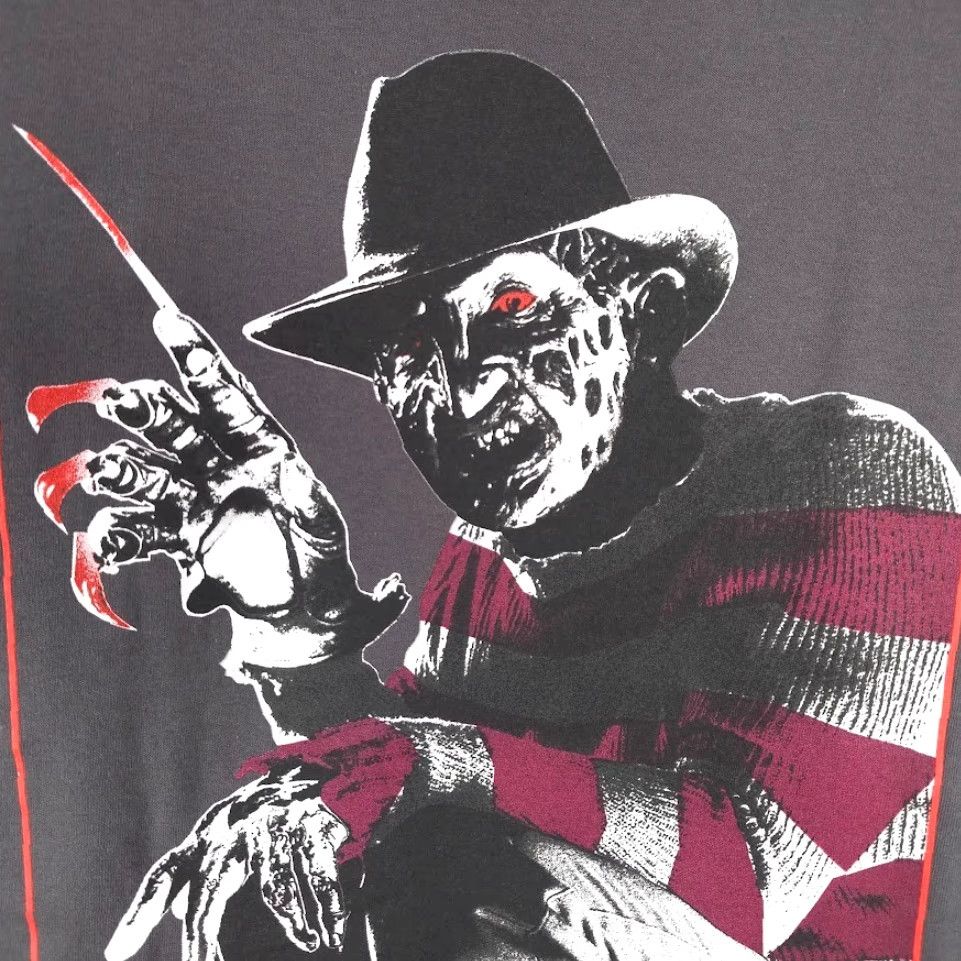 Vintage VINTAGE Nightmare On Elm Street T Shirt Mens Size XL Gray Freddy Krueger Horror Tee Size US XL / EU 56 / 4 - 5 Thumbnail