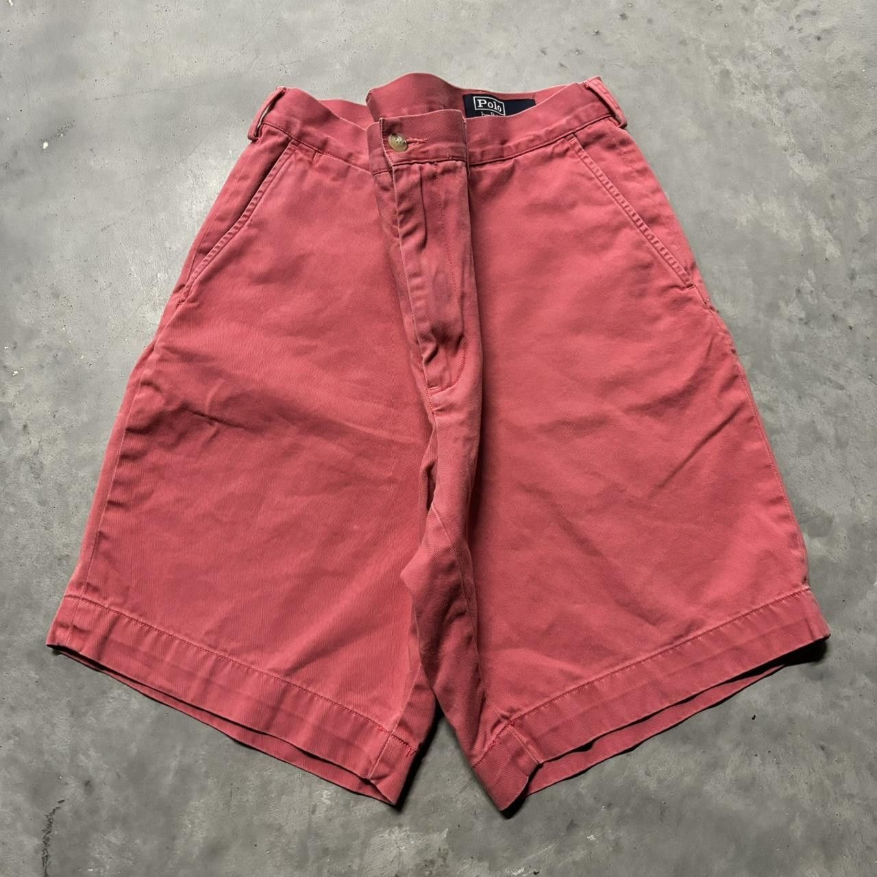 Polo Ralph Lauren × Vintage Crazy Vintage Y2K/2000s Pink Polo Ralph Lauren Summer Essential Shorts! Size US 38 / EU 54 - 1 Thumbnail