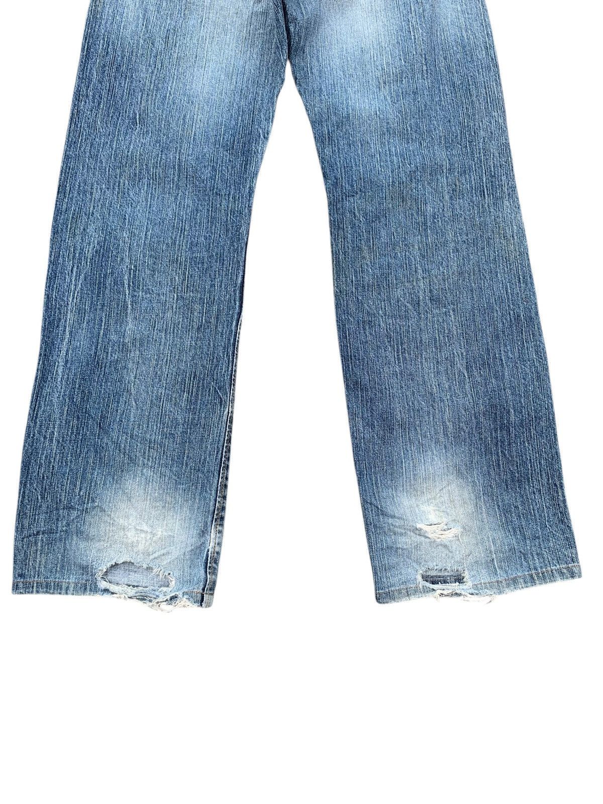 Edwin VINTAGE EDWIN 505z SELVEDGE FADED & RUSTY DISTRESSED DENIM Size US 29 - 9 Thumbnail