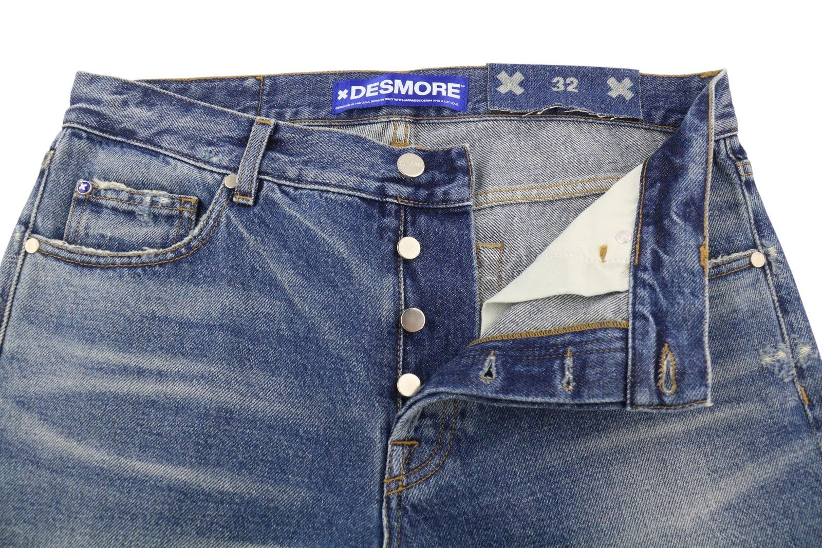 Other 5 TASCHE ALEX DARK BLUE W32 Slim Button Fly 87842 Size US 32 / EU 48 - 4 Thumbnail