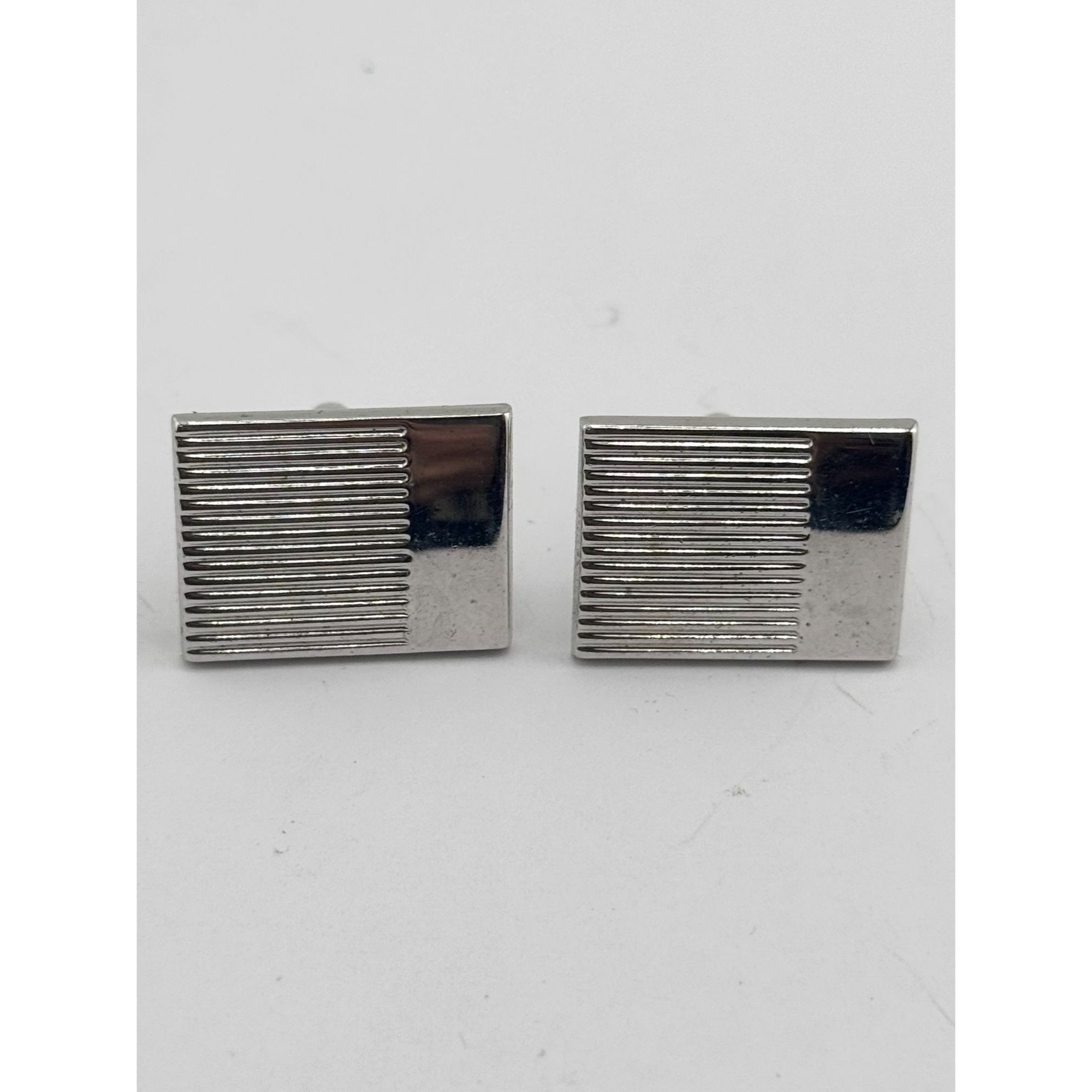 Vintage Vintage silver tone swank cuff links set Size ONE SIZE - 2 Thumbnail