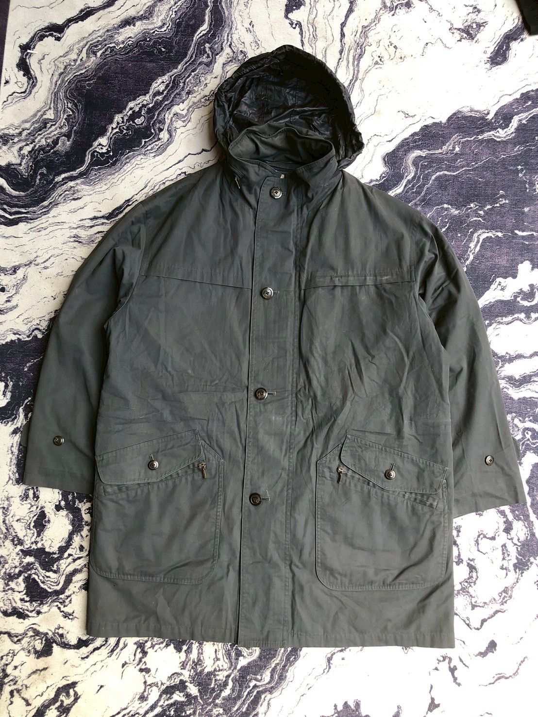 Burberry Vintage 90s Burberrys Nova Check Lined Hooded Coat Size US XL / EU 56 / 4 - 4 Thumbnail