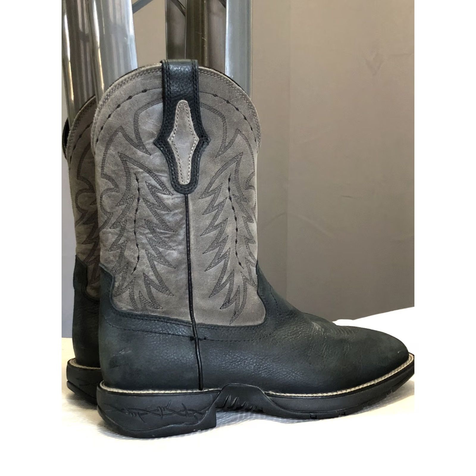 Cody James Cody James Men's Summit Lite Xero Gravity Performance Western Boots Size 9.5D, Black, Leather, Square Toe, Pull On, Boots, Mens Size US 10 / EU 43 - 7 Thumbnail