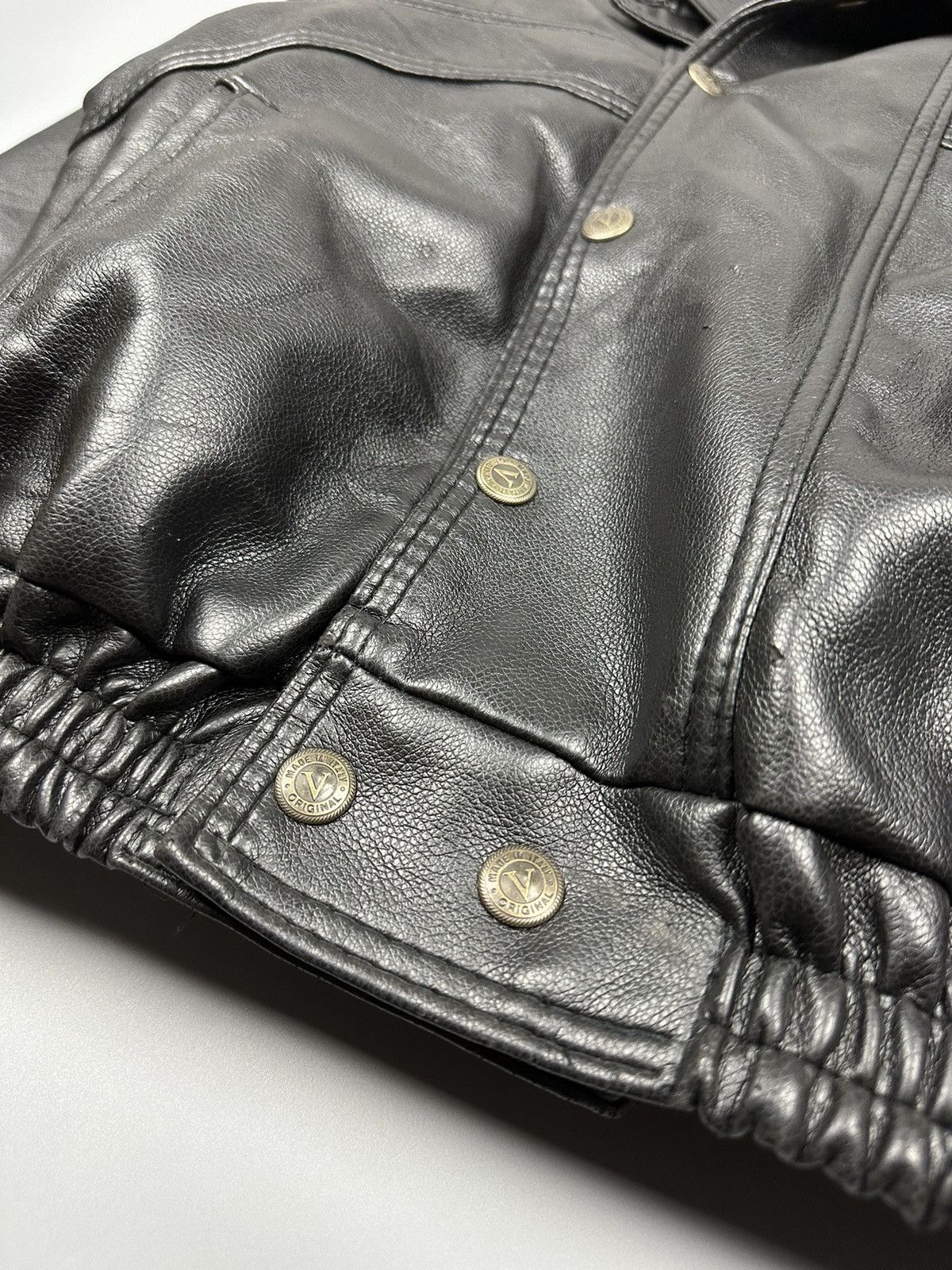 Vintage 🔥Rare Sick🔥Vintage Bottega Soft Leather Jacket Size US L / EU 52-54 / 3 - 18 Thumbnail