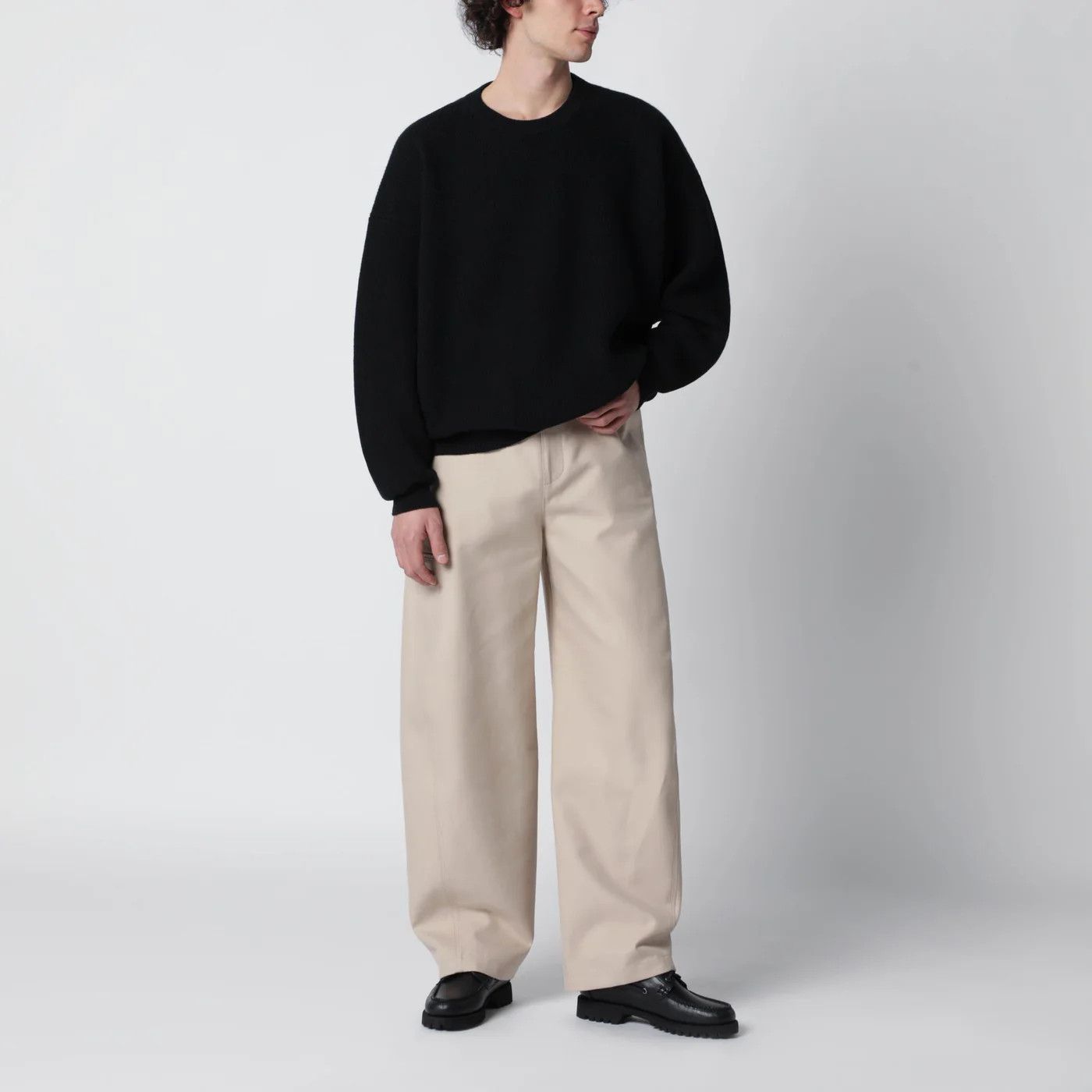 Givenchy o1d2blof0426 Cotton Pants in Beige Size US 34 / EU 50 - 1 Thumbnail
