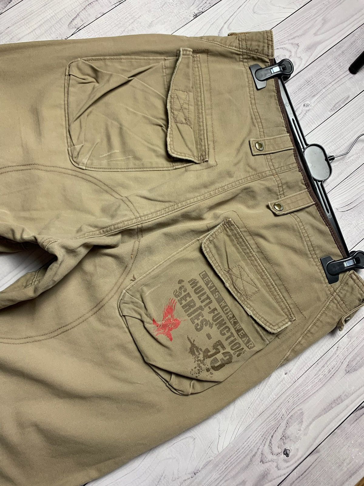 Levi's × Levi's Vintage Clothing × Vintage Levis Cargo joggers vintage pants multi Pocket rare size 34 Size US 34 / EU 50 - 3 Thumbnail