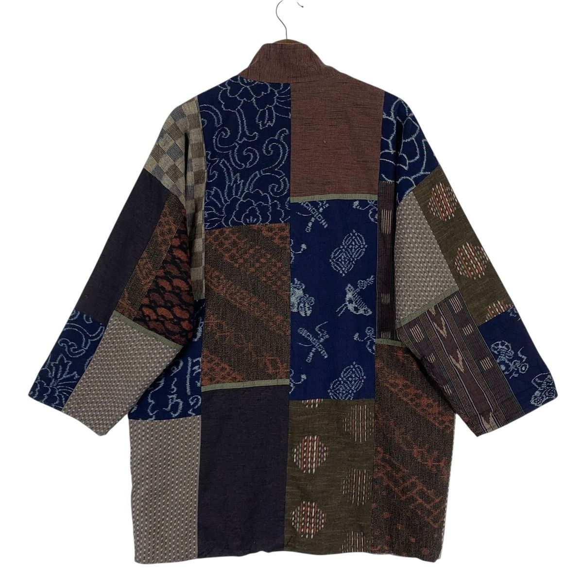 Japanese Brand Giemon Kurume Traditional Fabric-Kasuri Japanese Patchwork Size US M / EU 48-50 / 2 - 10 Thumbnail